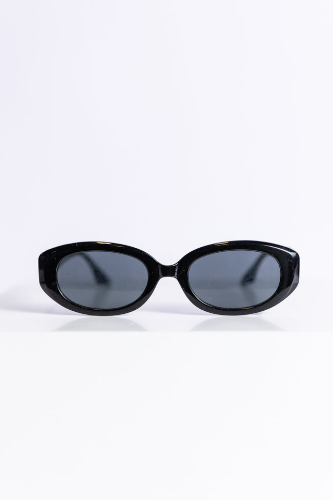 Black Oval Framed Sunglasses Discount 2025 Newest