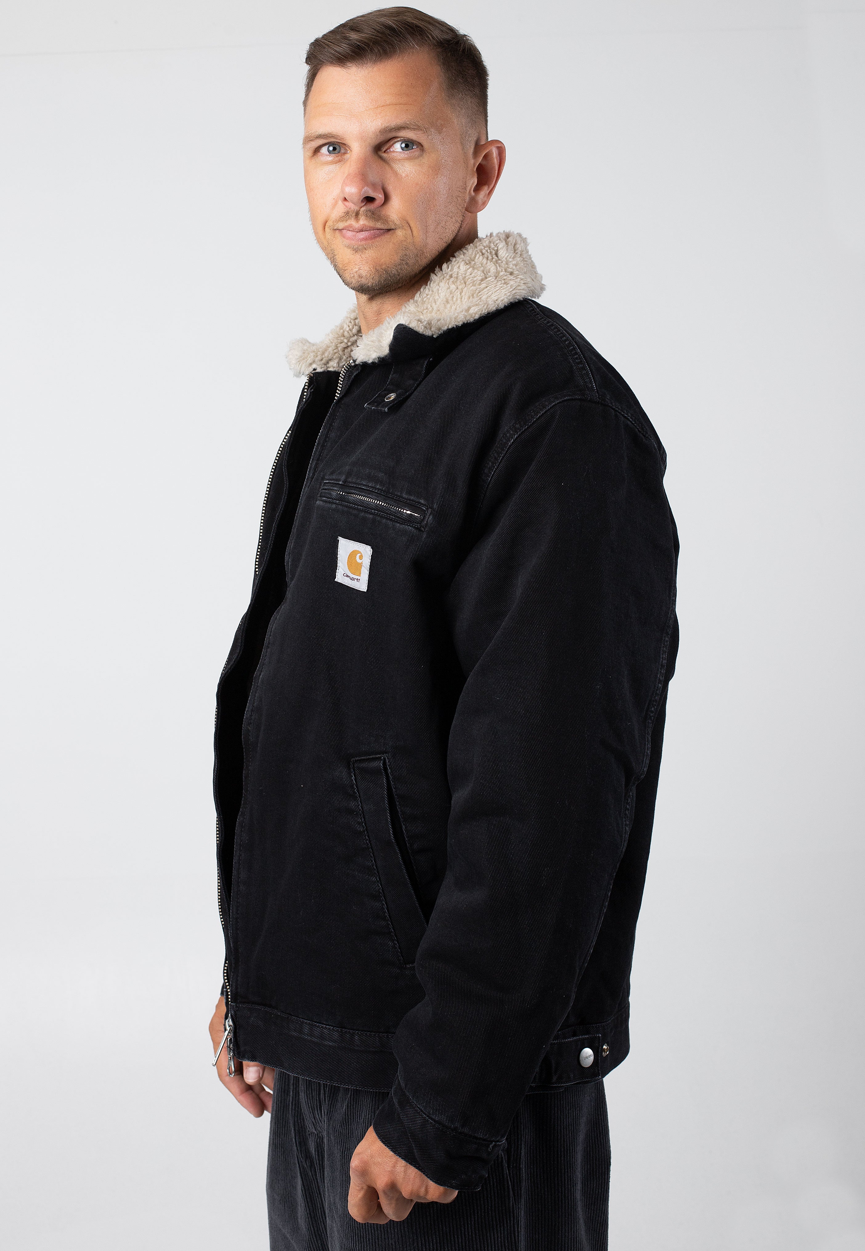 Carhartt WIP - Herald Stone Washed Black/Wall - Jacket Buy Cheap Outlet Locations