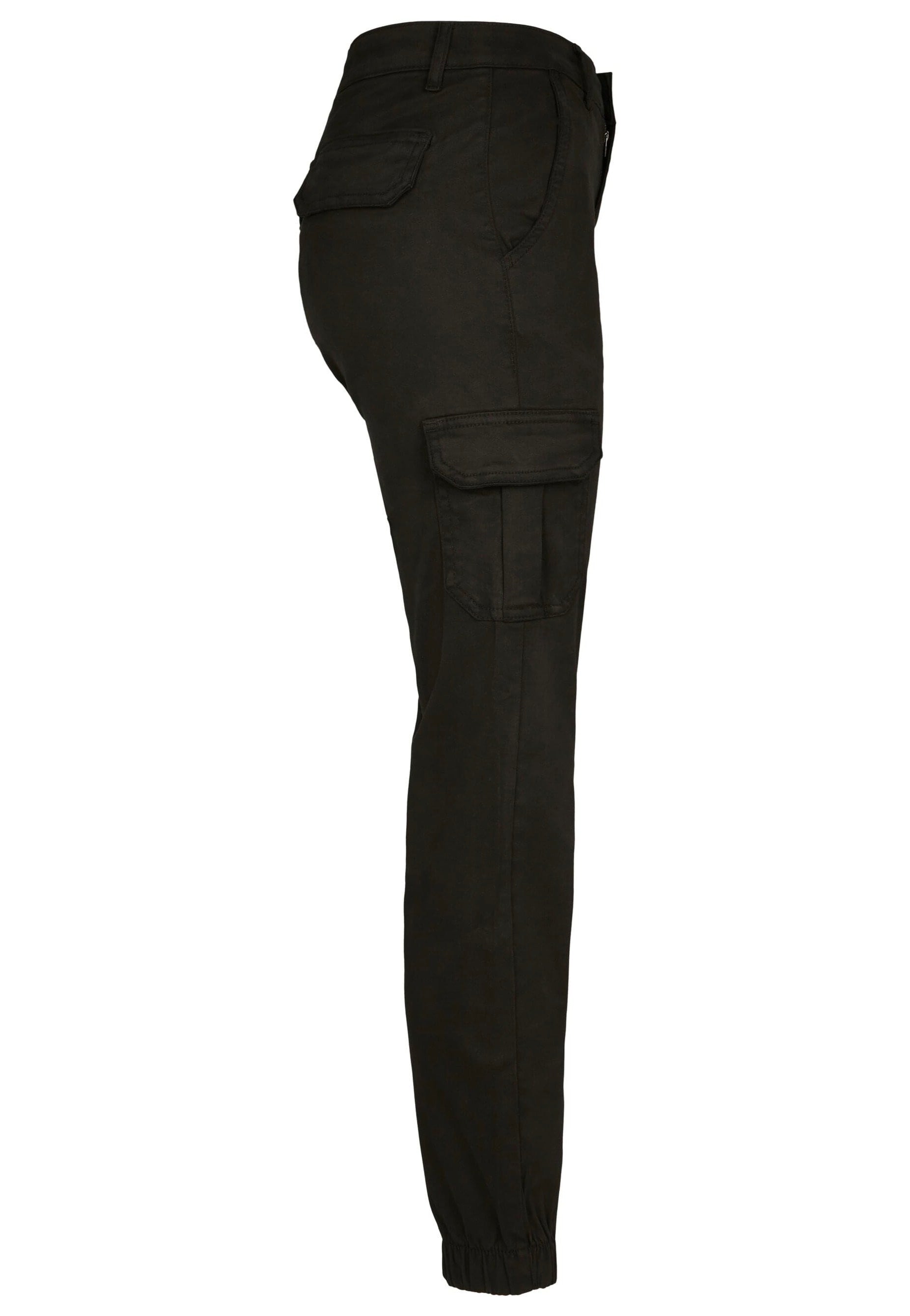 Urban Classics - Ladies High Waist Cargo Black - Pants Recommend Cheap Pice