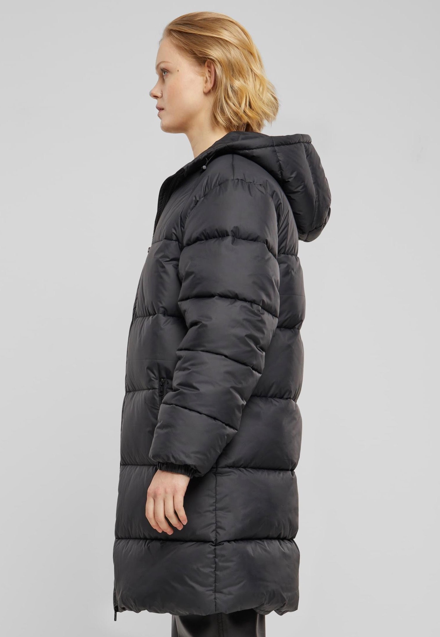 Urban Classics - Ladies Long Puffer Black - Jacket Free Shipping Marketable