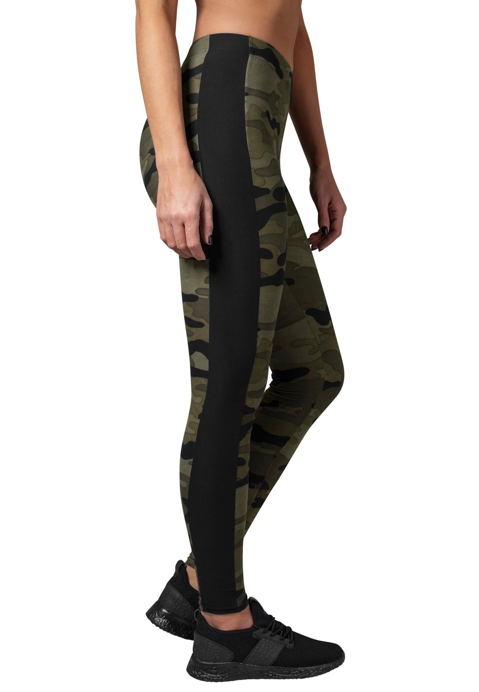 Urban Classics - Ladies Stripe Woodcamo/Black - Leggings Enjoy For Sale