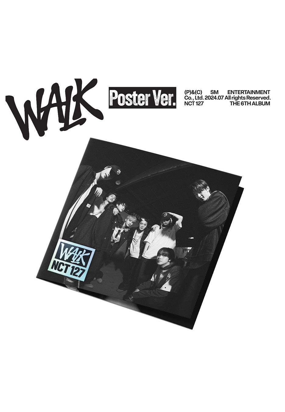 NCT 127 - Walk (Poster Ver.) Ltd. - CD Free Shipping Original