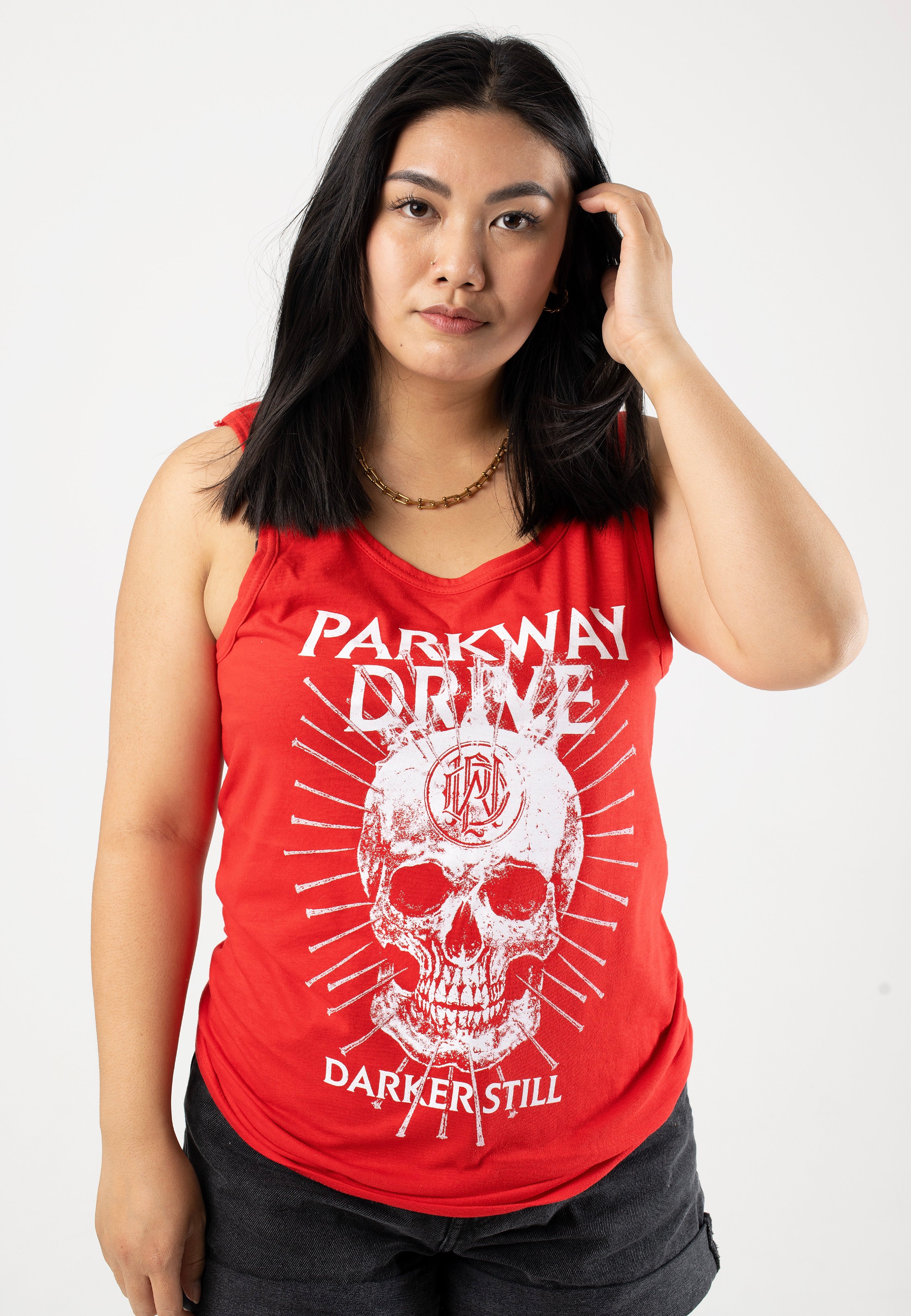 Parkway Drive - Darker Still Skull Red - Tank Explore