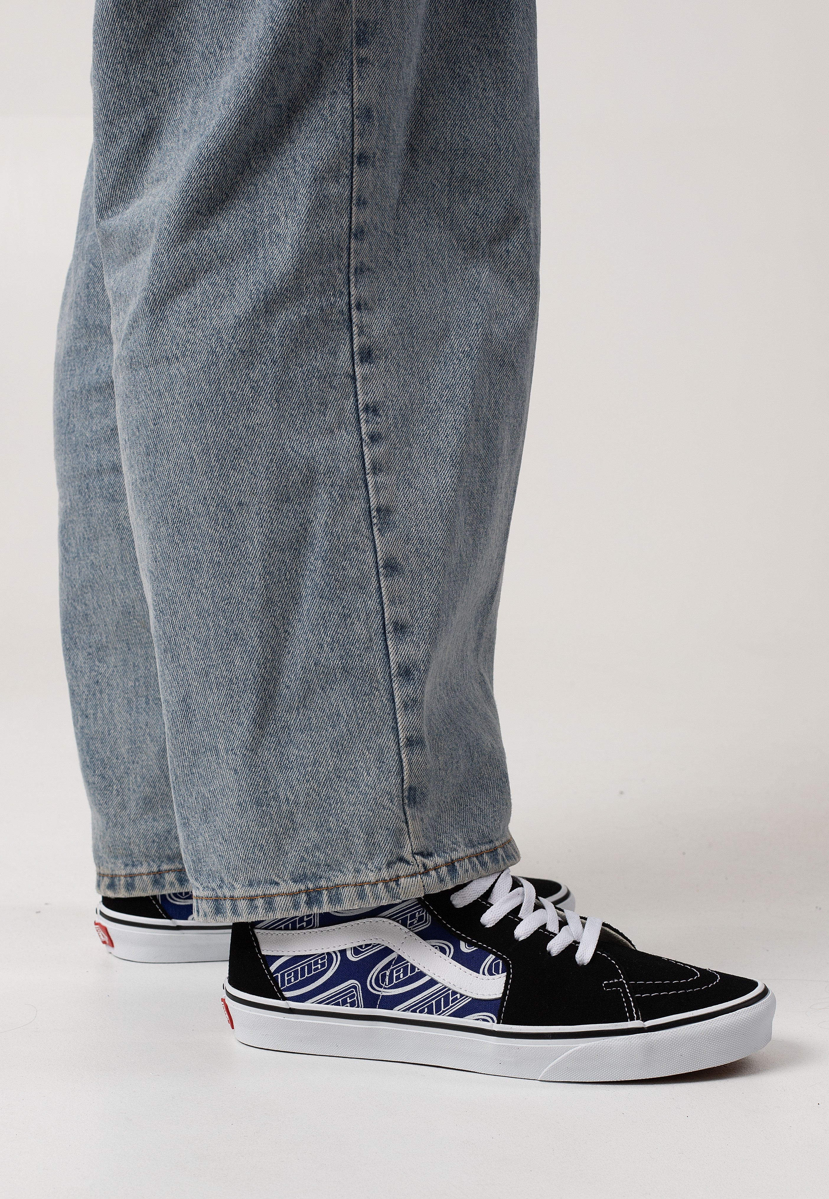 Vans - Sk8 Hi Logo Blue/Black - Shoes Discount 2025 Unisex