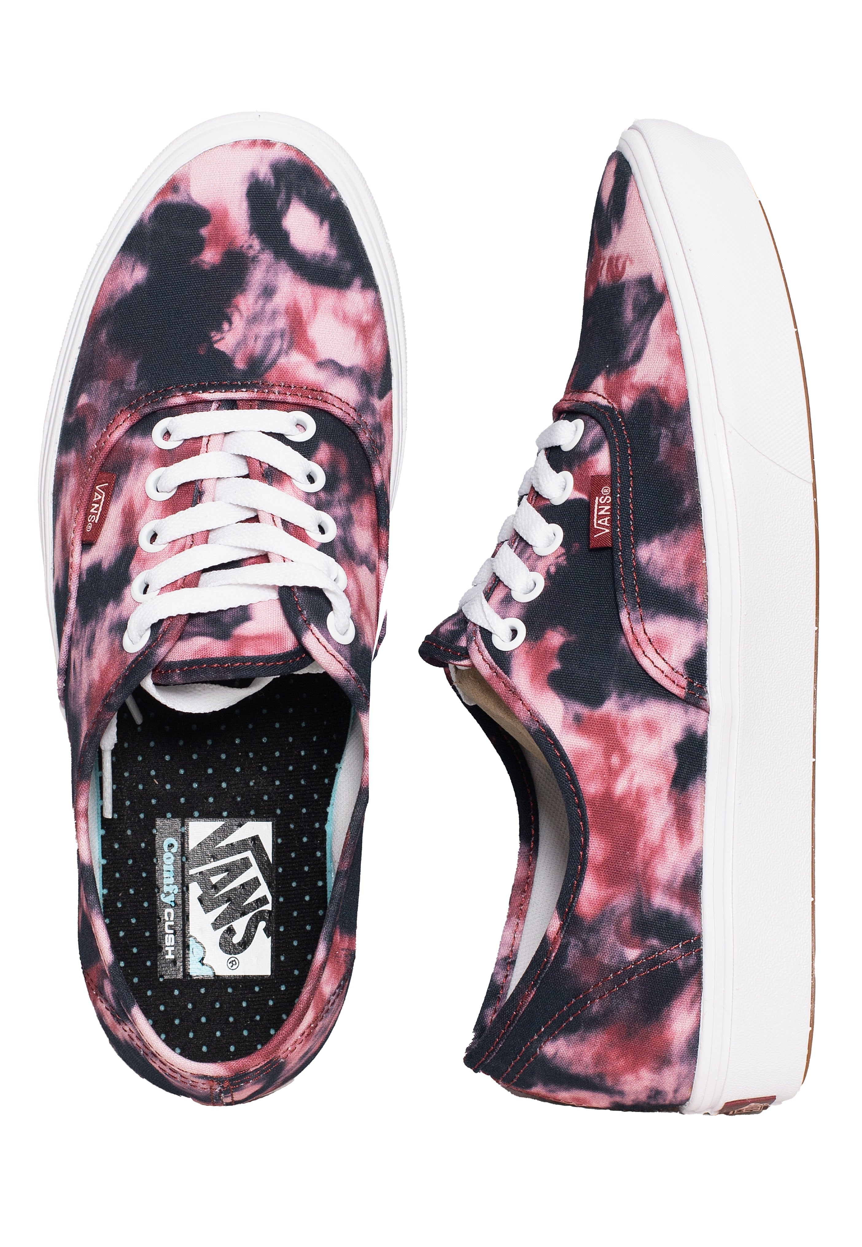 Vans - ComfyCush Authentic Grunge Wash Multi/Tie-Dye - Shoes Fashionable For Sale