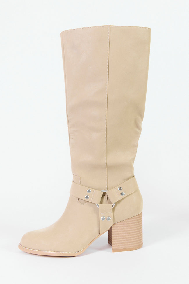 Hendrix Taupe Moto Tall Boot Factory Outlet Cheap Online