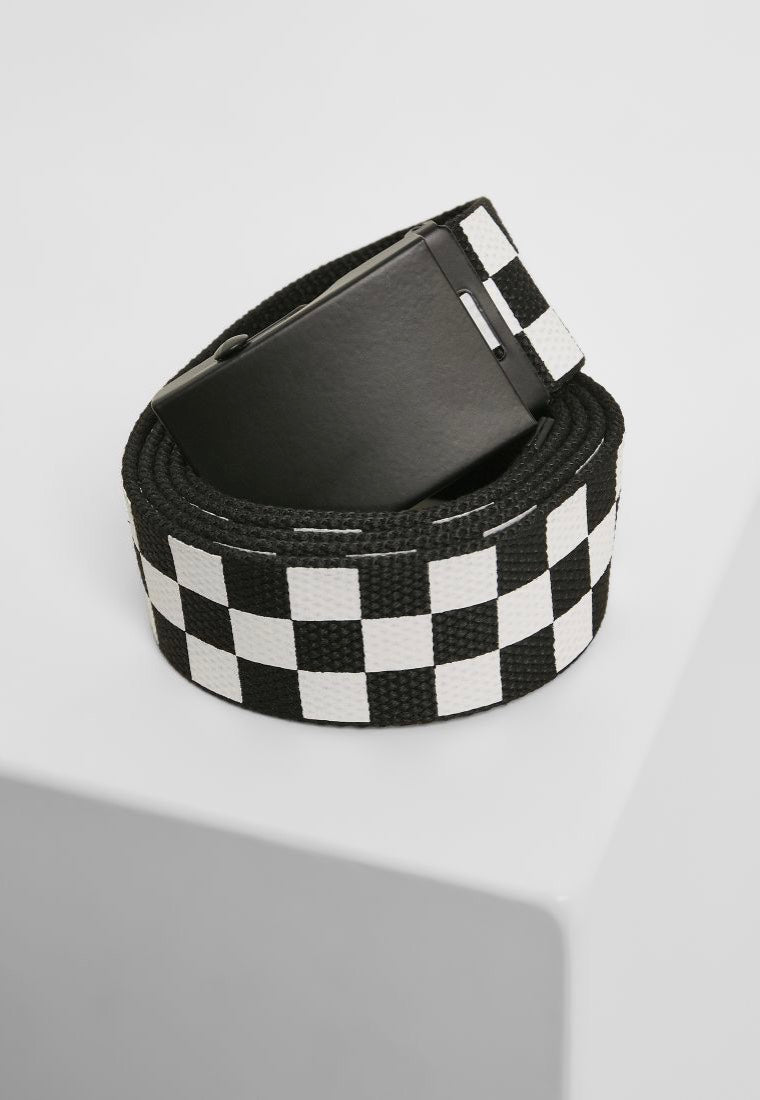 Urban Classics - Adjustable Checker Black/White - Belt Cheap New Arrival