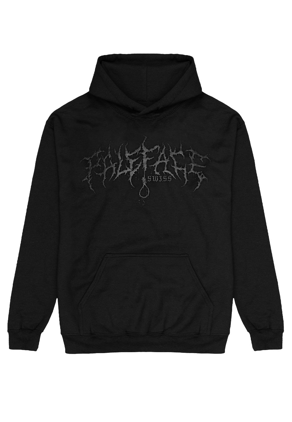 Paleface Swiss - Logo Limited Black On Black - Hoodie Clearance Pre Order