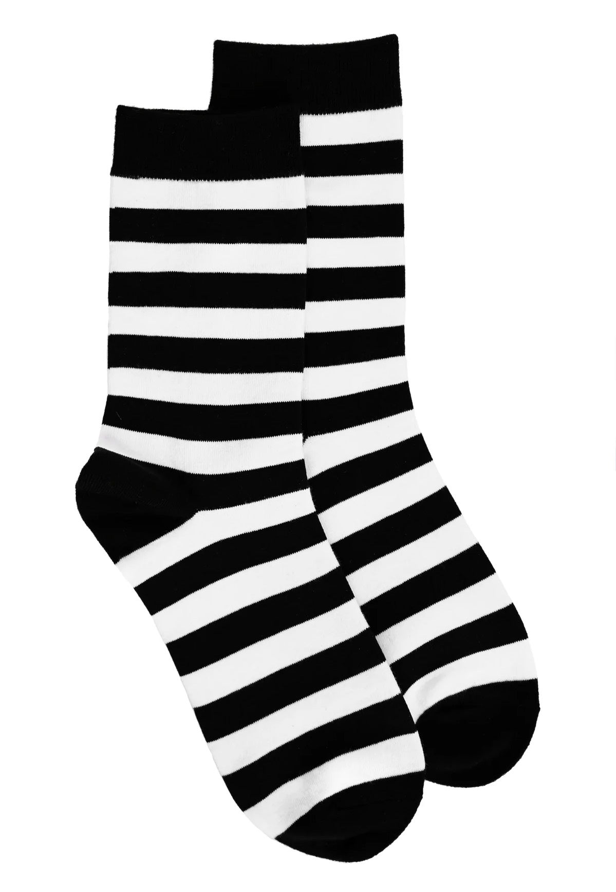 Foxblood - Lovett Horizontal Striped Black - Socks Free Shipping Order