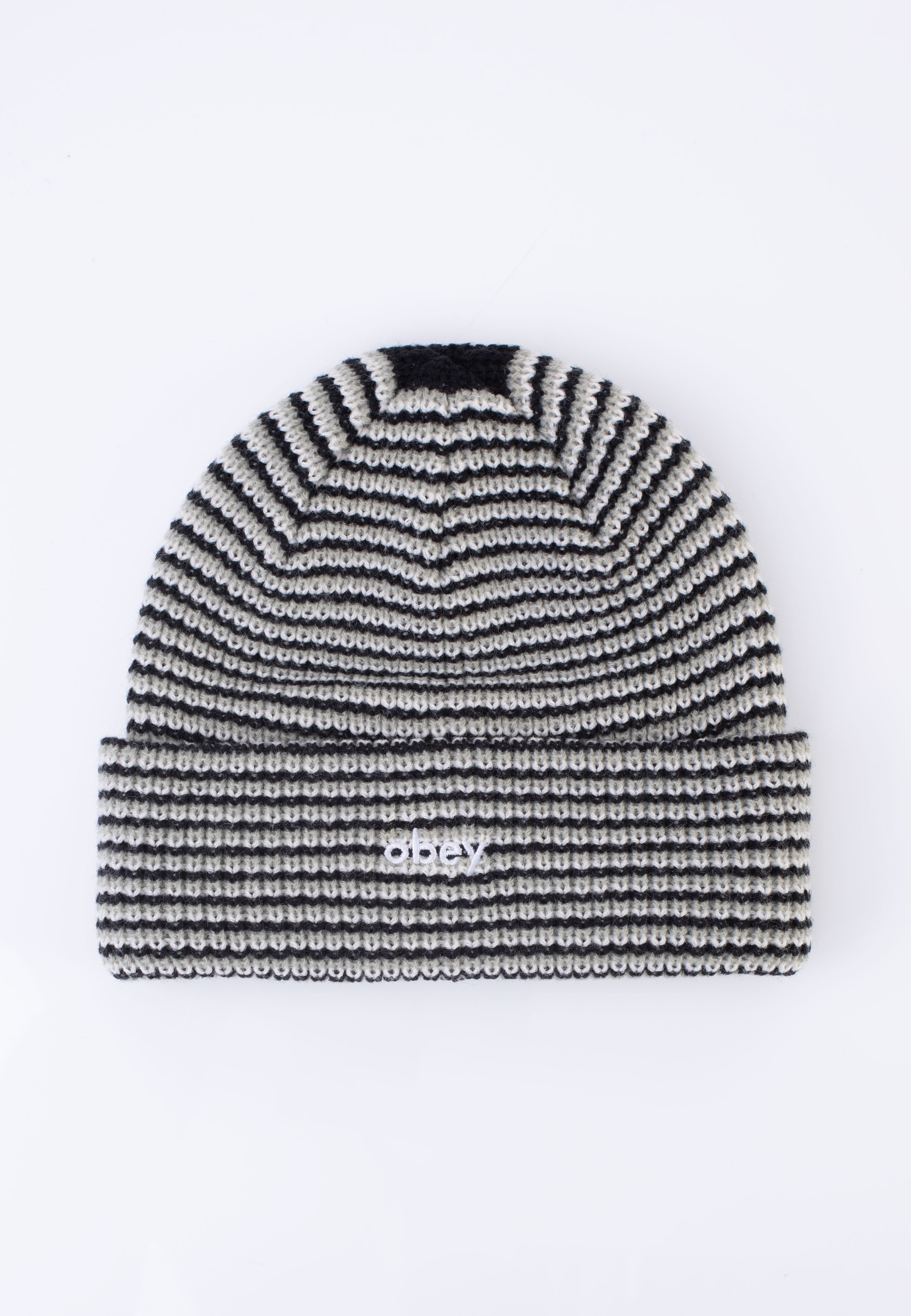 Obey - Parker Striped Grey Multi - Beanie Clearance Best Pices