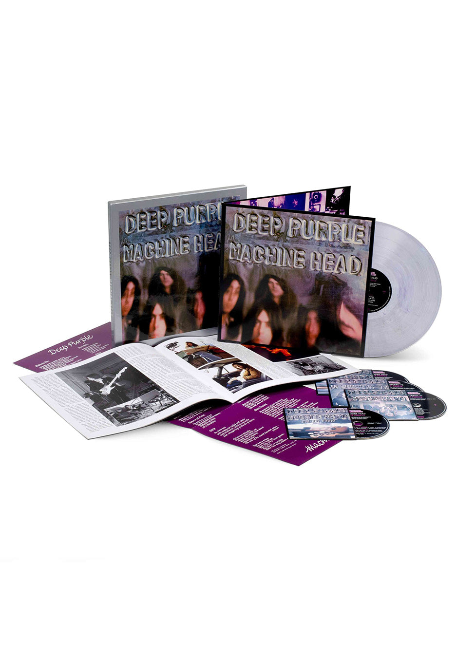 Deep Purple - Machine Head (Ltd. 50th Anniversary Deluxe Box) - Colored Vinyl + 3 CD + Blu-Ray Boxset Outlet Big Discount