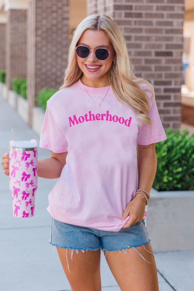 Motherhood Light Pink Oversized Graphic Tee Cheap Eastbay