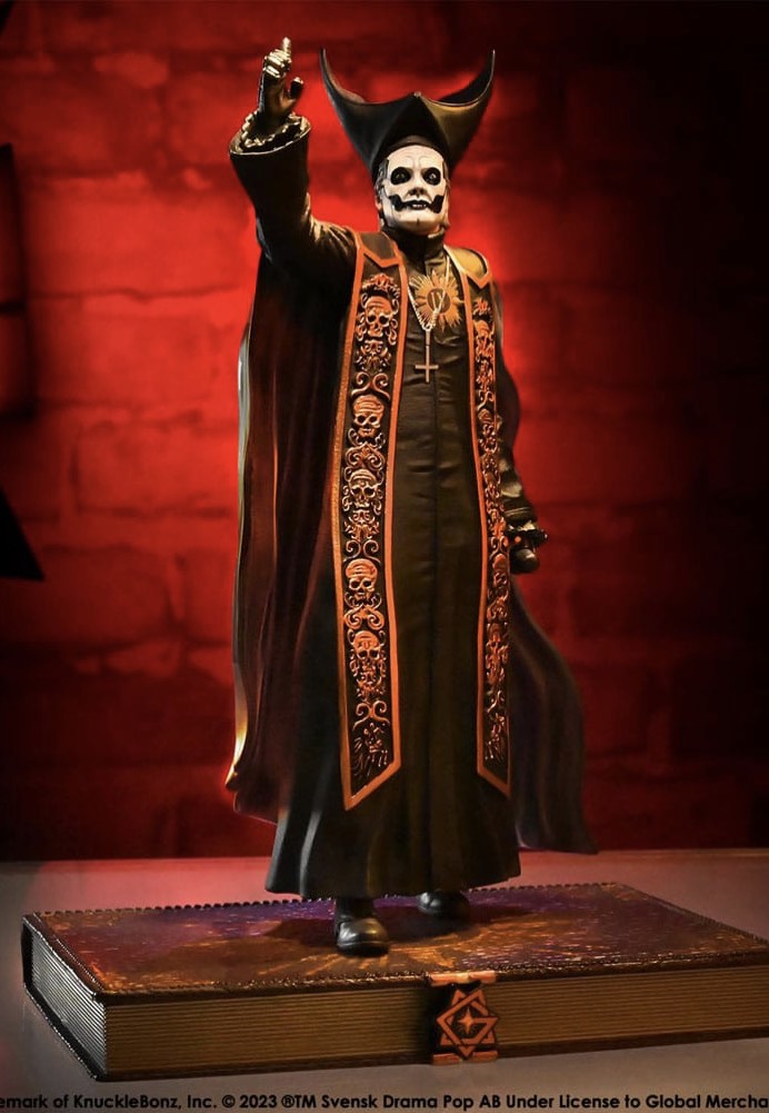 Ghost - Papa Emeritus IV (Black Robes) 1/9 Rock Iconz - Statue For Sale For Sale