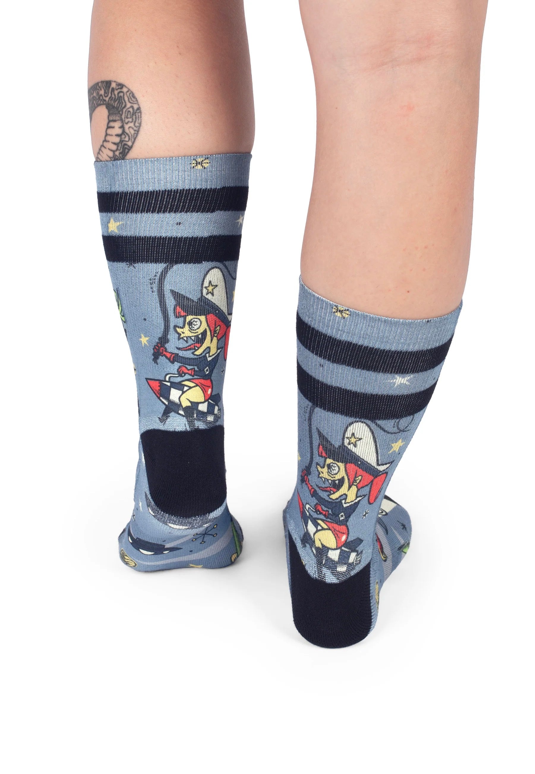 American Socks - Alien Snatch Mid High Blue - Socks Deals Cheap Pice