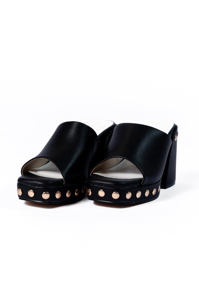 Hunter Black Studded Heels Free Shipping Purchase