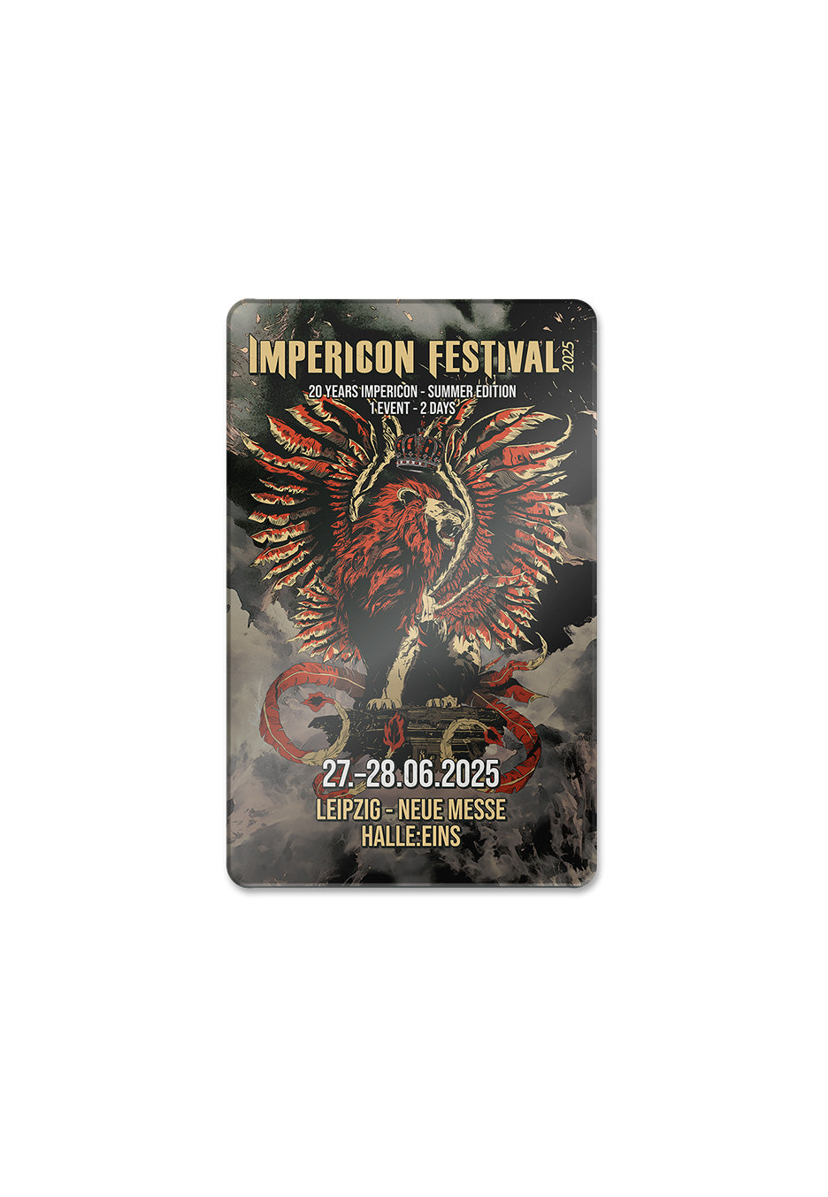 Impericon Festival Leipzig - 27/28.06.2025 20 Years Impericon Black Metal Logo Hoodie Deluxe - Special Ticket Clearance Big Discount