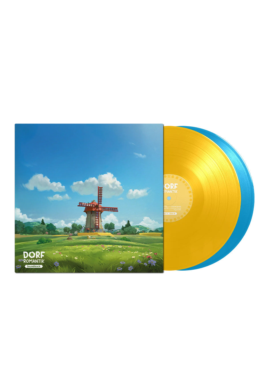 Dorfromantik - Dorfromantik OST Ltd. Yellow & Sky Blue - Colored 2 Vinyl Clearance 100% Original