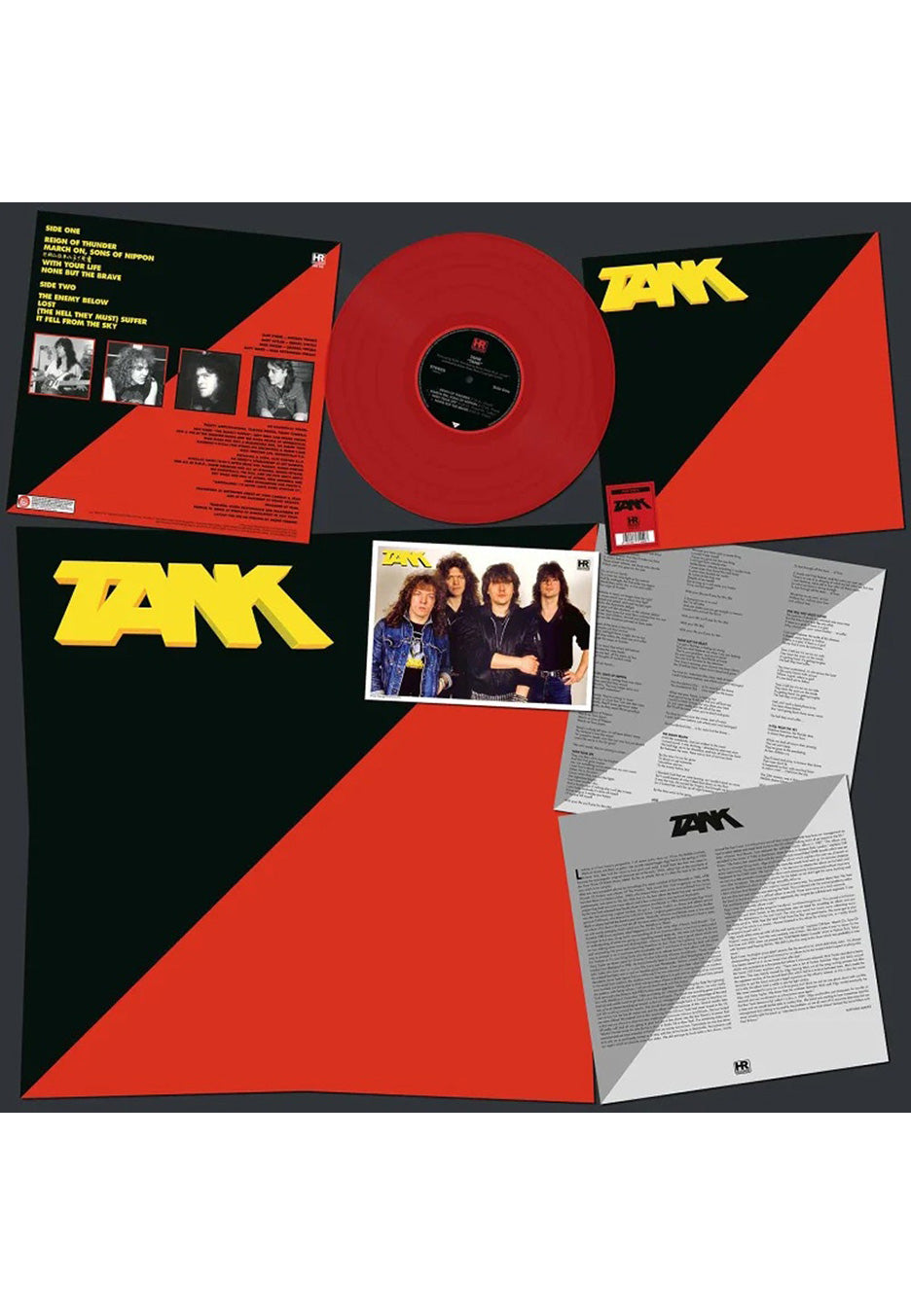 Tank - Tank Red - Colored Vinyl Free Shipping Real