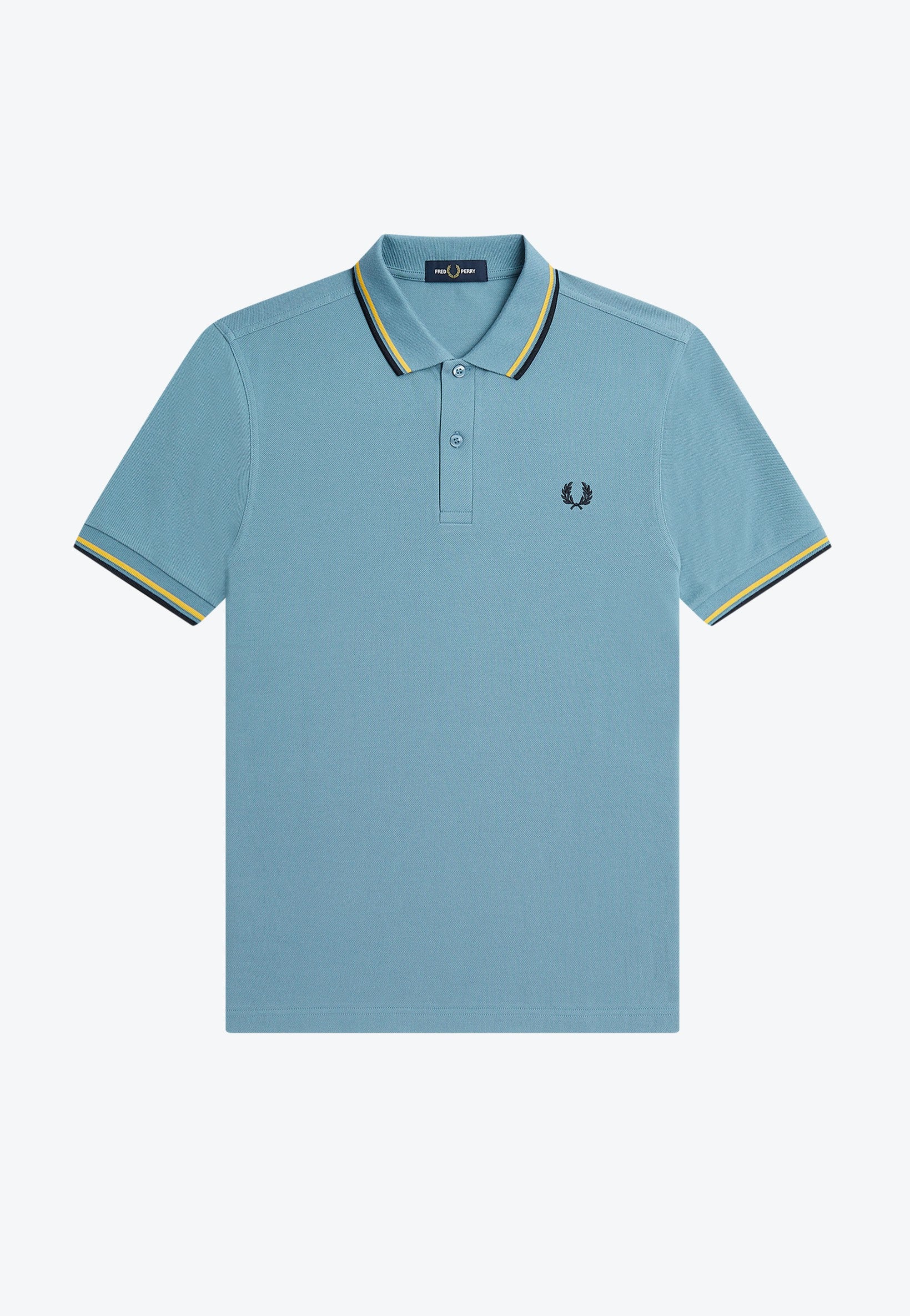 Fred Perry - Twin Tipped Ablue/Ghour/Navy - Polo 2025 Sale Online