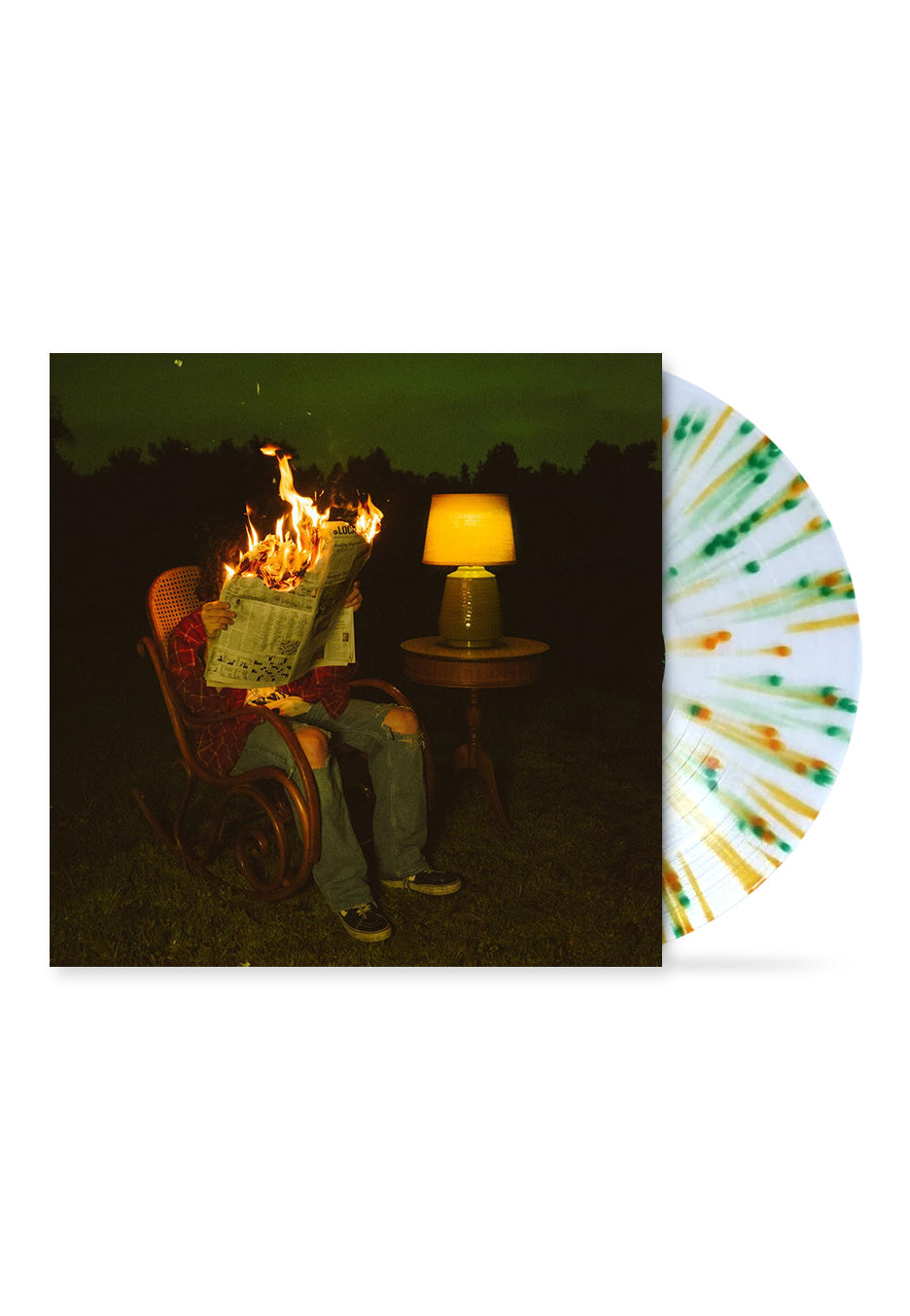 Roe Kapara - I Hope Hell Isn't Real Ltd. Clear w/ Orange/Green - Splattered Vinyl