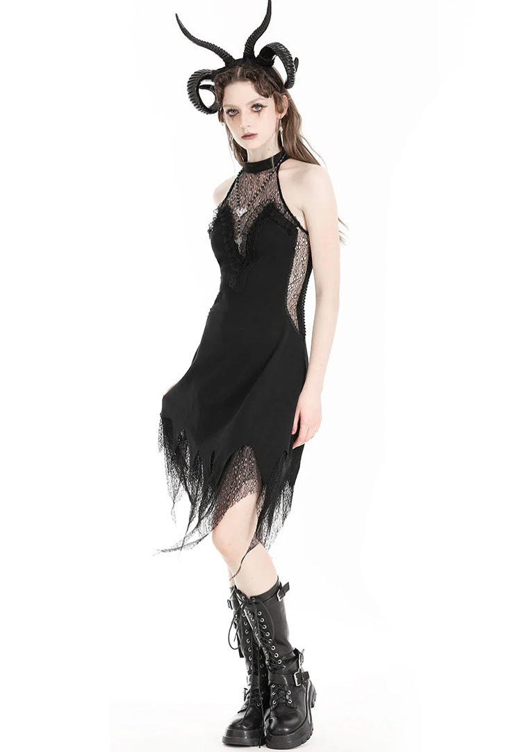 Dark In Love - Devil Sexy Net Deep V Neck Black - Dress Real Sale Online