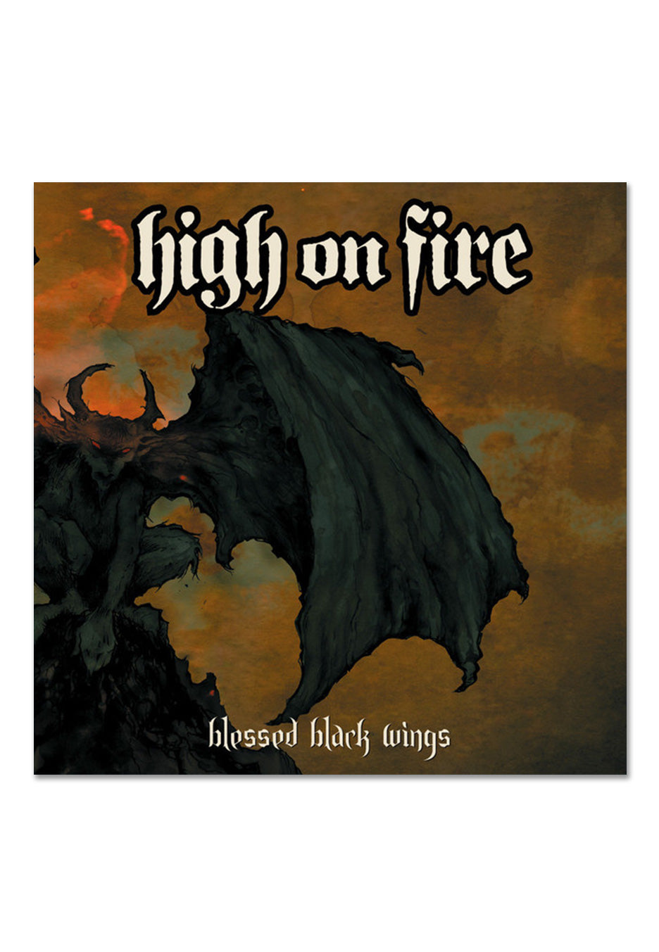 High On Fire - Blessed Black Wings Aqua Blue/Halloween Orange Galaxy - Colored 2 Vinyl Cheap Factory Outlet