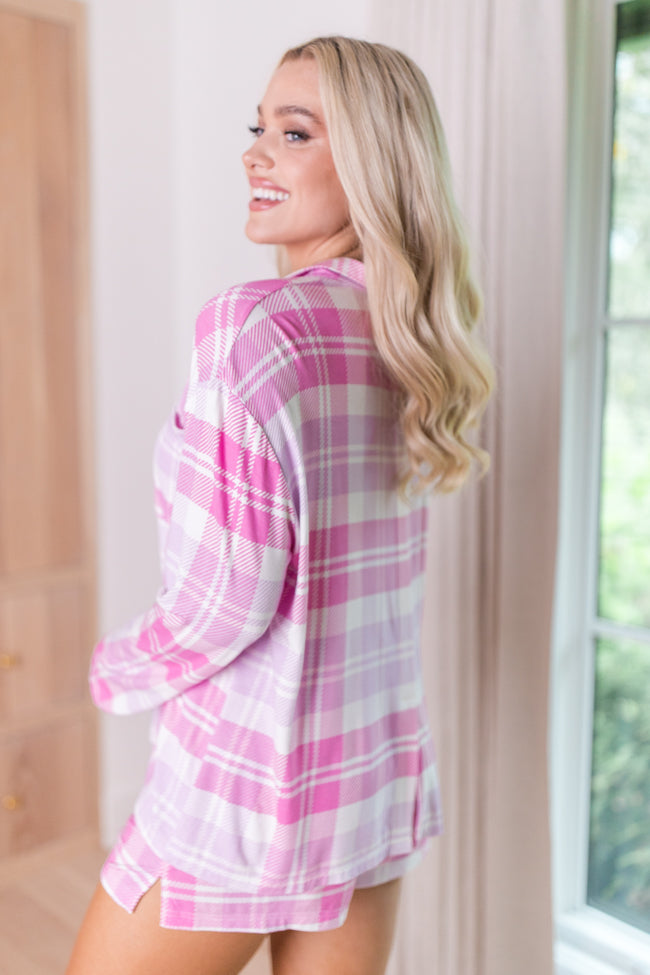 Good To Get Away In Plaid Perfection Plaid Pajama Set With Mastercard For Sale