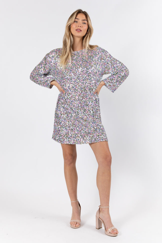 In A New Light Multi Sequin Mini Dress FINAL SALE Deals Cheap Online