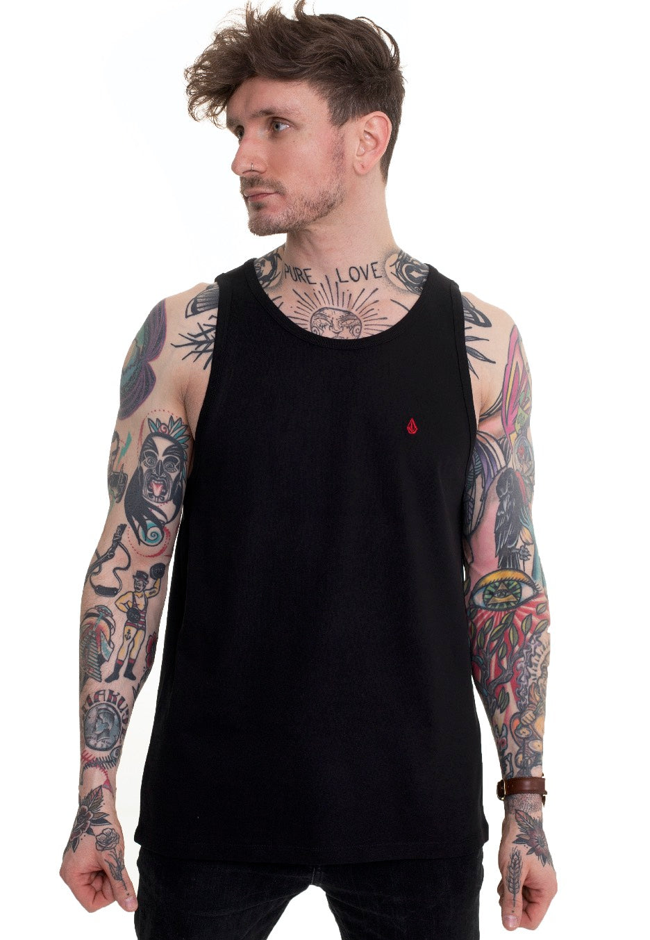 Volcom - Stone Blanks Basic Black - Tank Best Pices For Sale