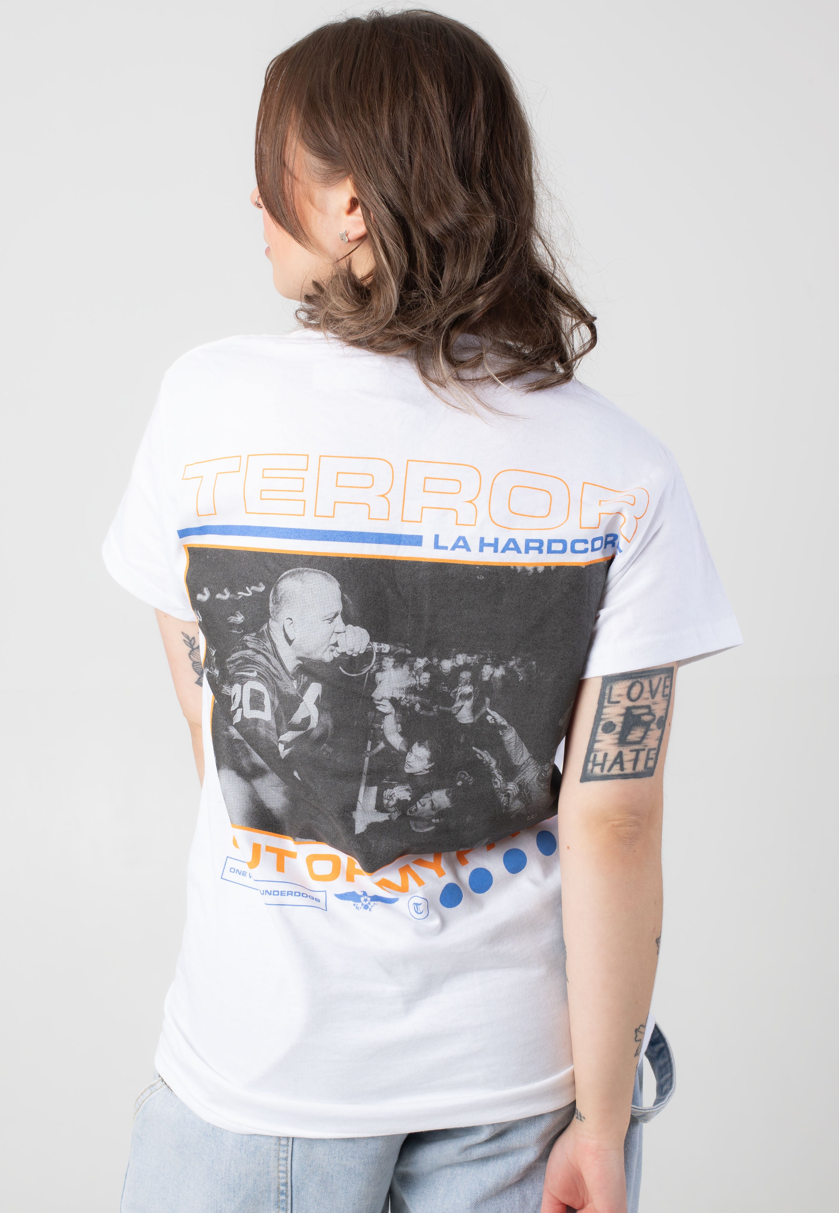 Terror - Out Of My Face White - T-Shirt Affordable Online