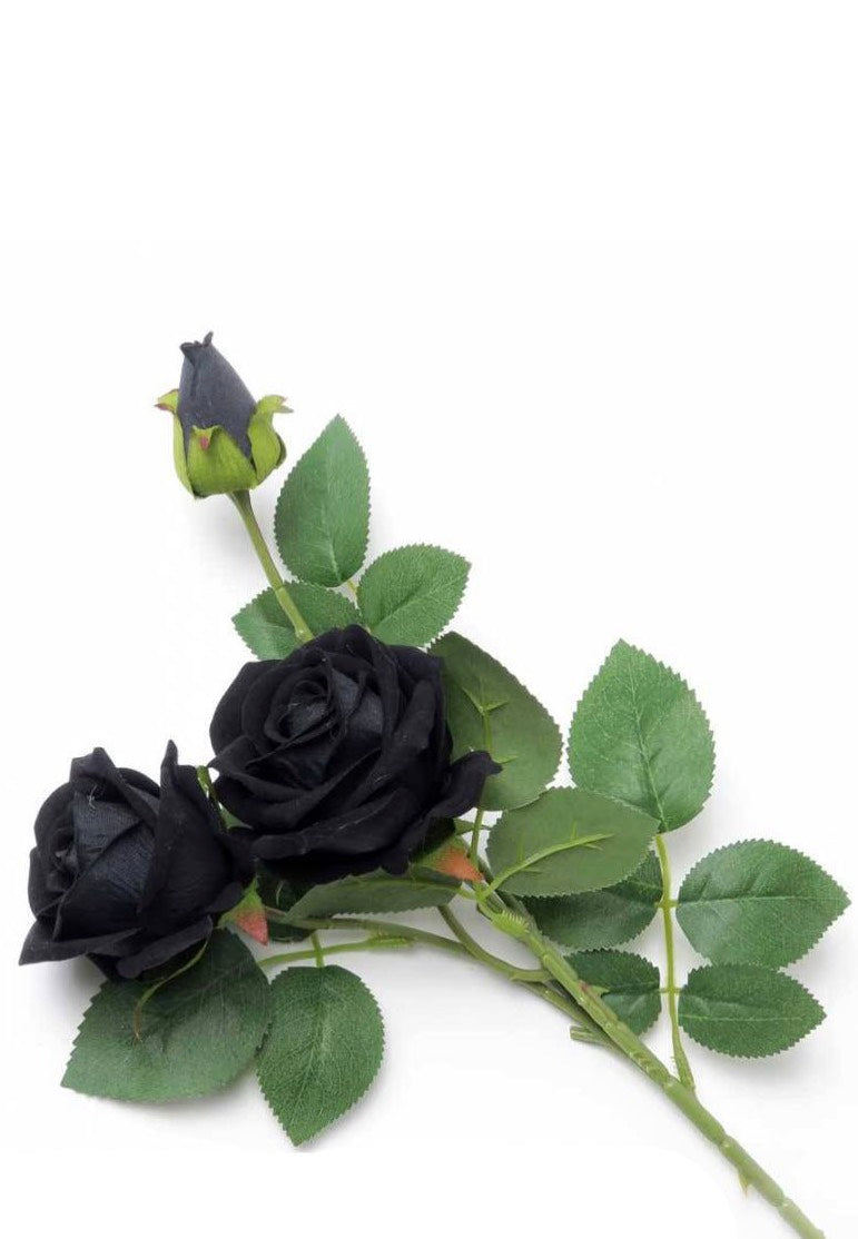 Alchemy England - Black Rose Spray - Artificial Flowers Buy Cheap Sast