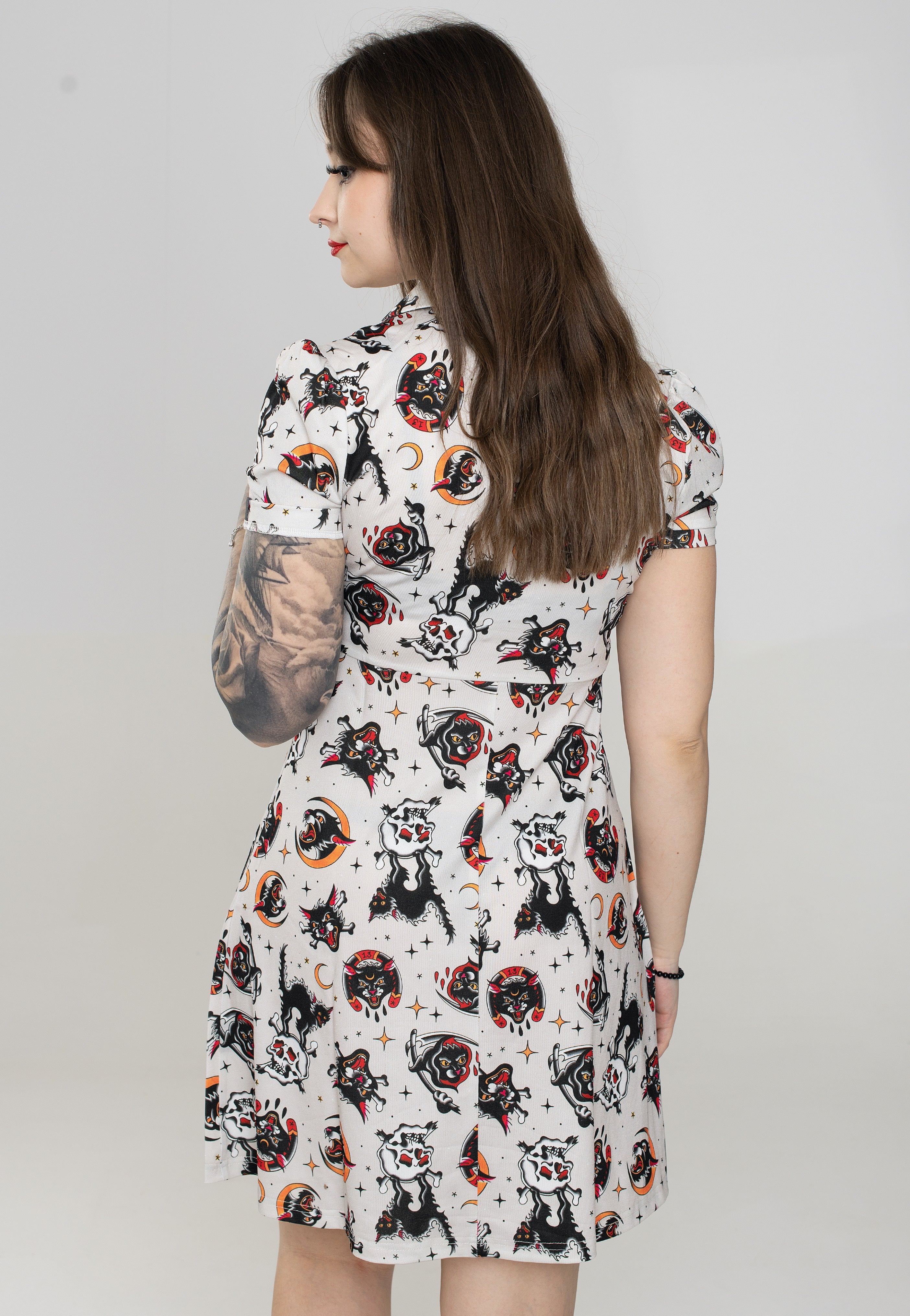 Sourpuss Clothing - Friday The 13Th Rosie White - Dress Recommend Cheap Online