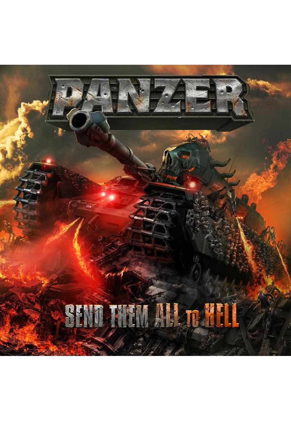 Panzer, The German - Send Them All To Hell Black Vinyl - 2 Vinyl Clearance 2025 Unisex