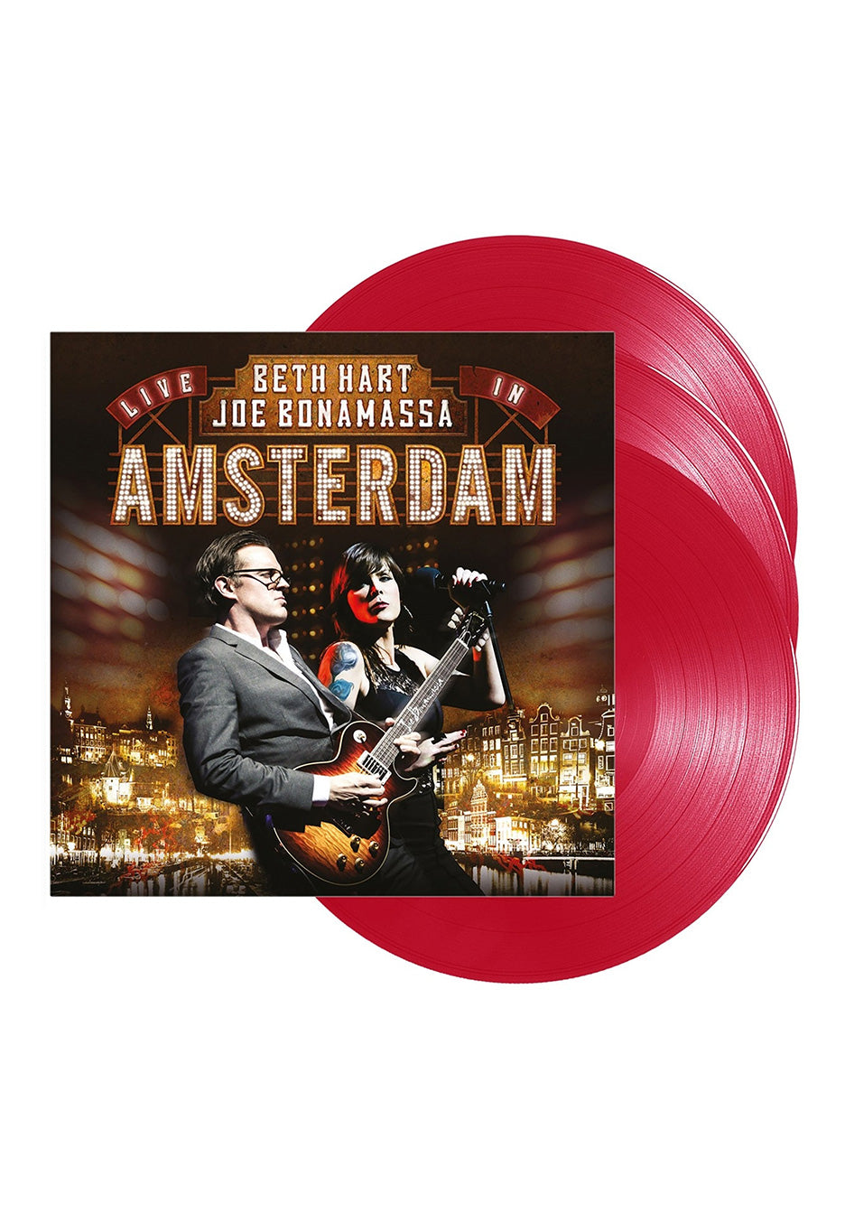 Beth Hart & Joe Bonamassa - Live In Amsterdam (10th Anniversary) Ltd. Red - Colored 3 Vinyl Get Authentic Cheap Online