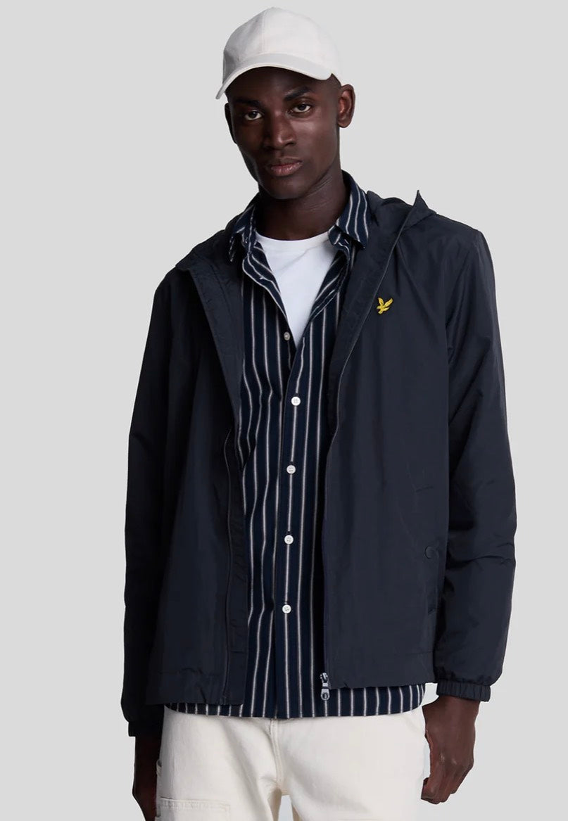 Lyle & Scott - Zip Through Hooded Dark Navy - Jacket Free Shipping Best Pices