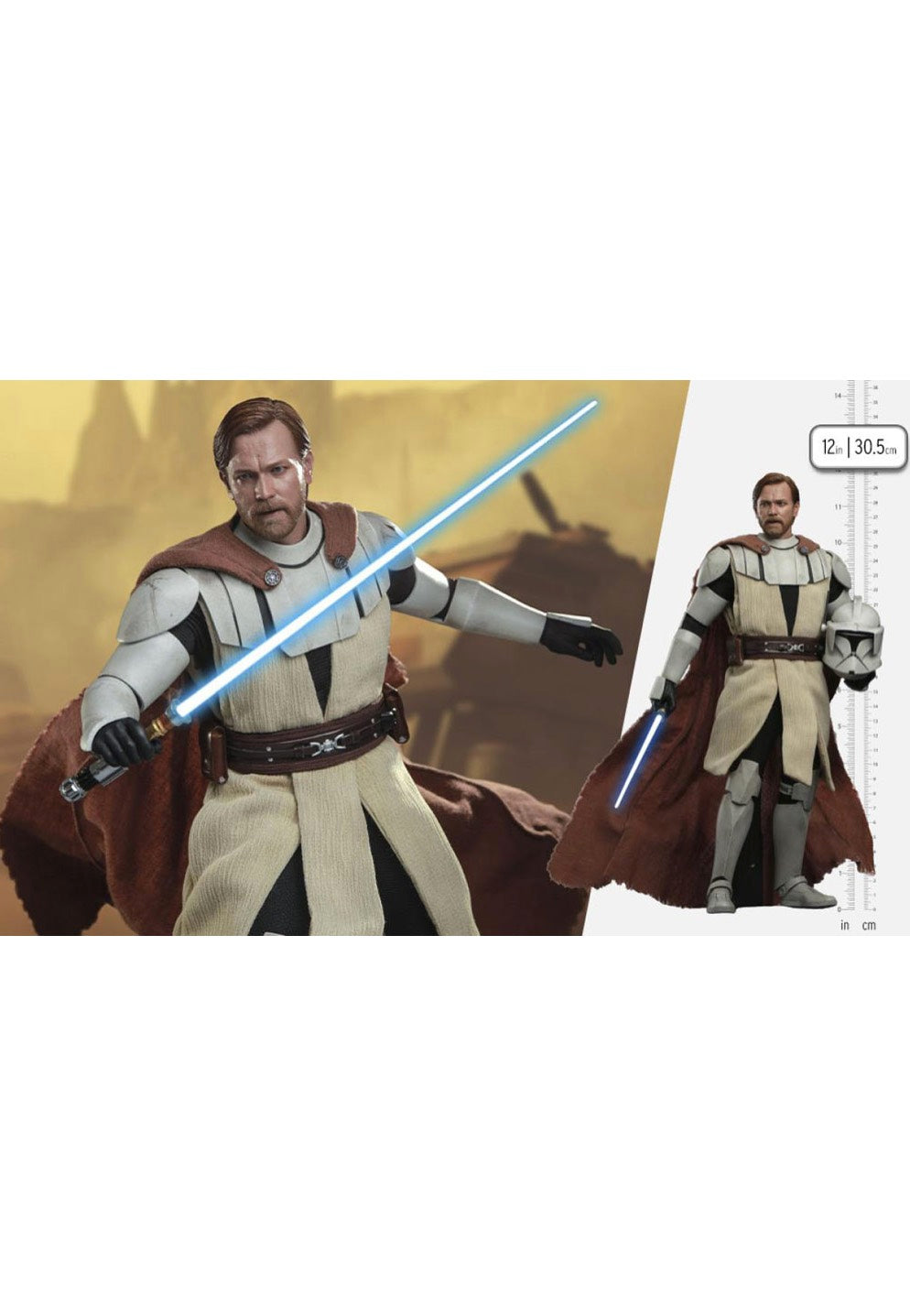 Star Wars - Star Wars The Clone Wars Obi-Wan Kenobi 1:6 - Action Figure Sale Browse