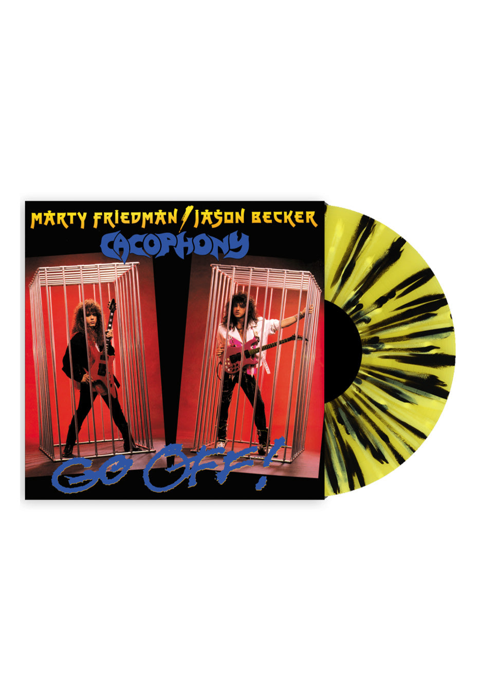 Cacophony - Go Off! Ltd. Yellow/Black - Splatter Vinyl Cheap Pice Outlet Sale