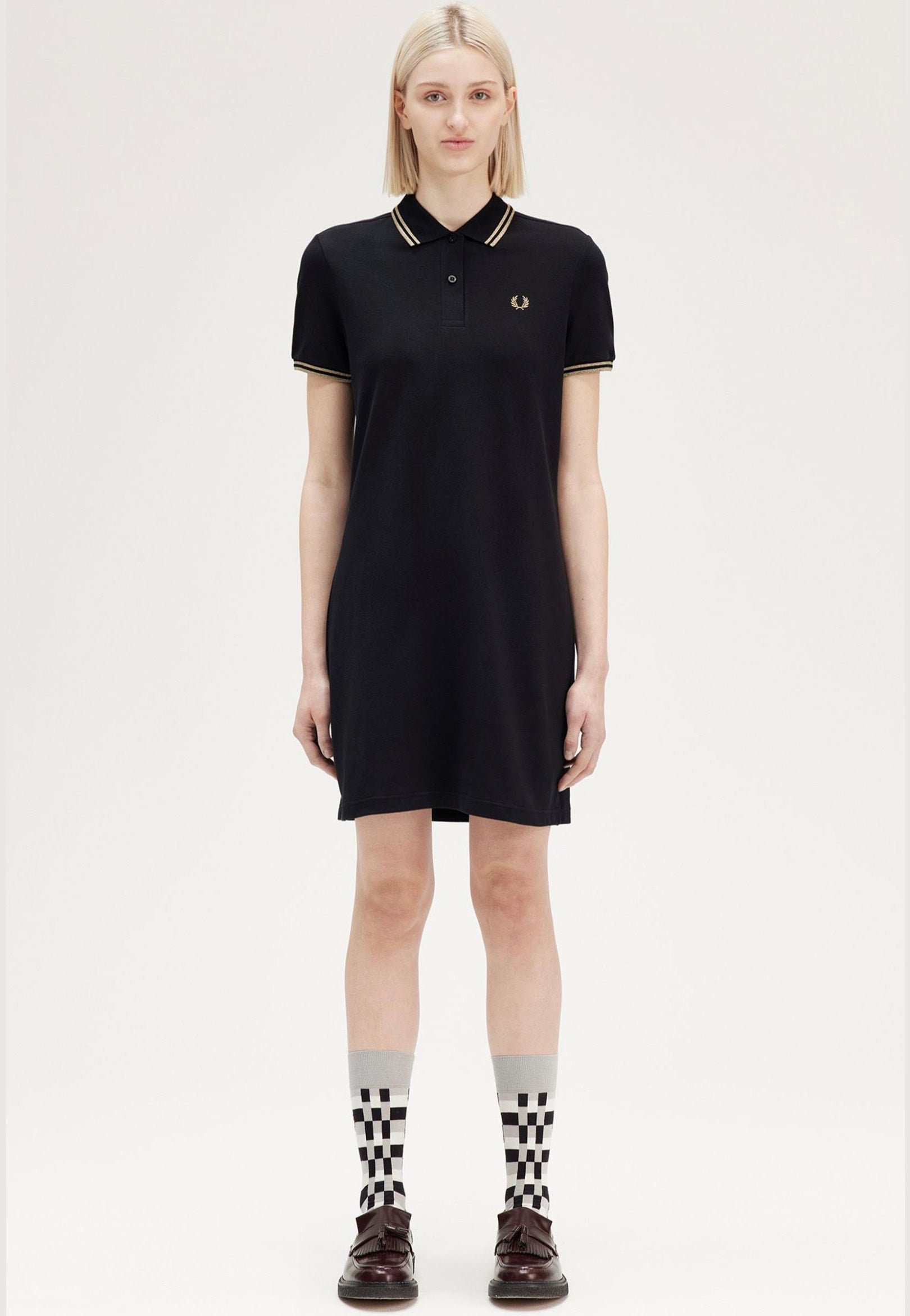 Fred Perry - Twin Tipped Black/Mtalicgold - Dress Cheap Sale Ebay