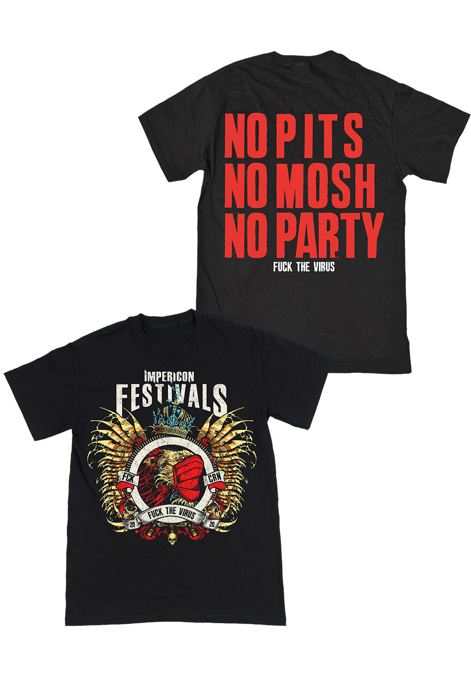 Impericon Festival - No Pits, No Mosh, No Party - T-Shirt Buy Cheap Pre Order