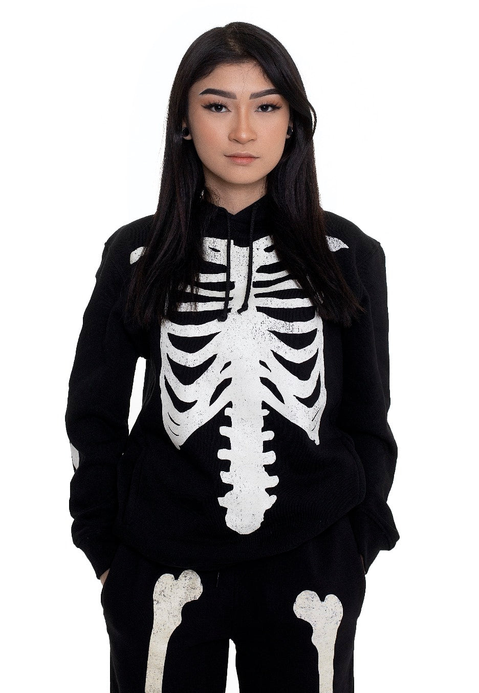 Dark Moon - Skeleton Glow In The Dark - Hoodie Free Shipping Best