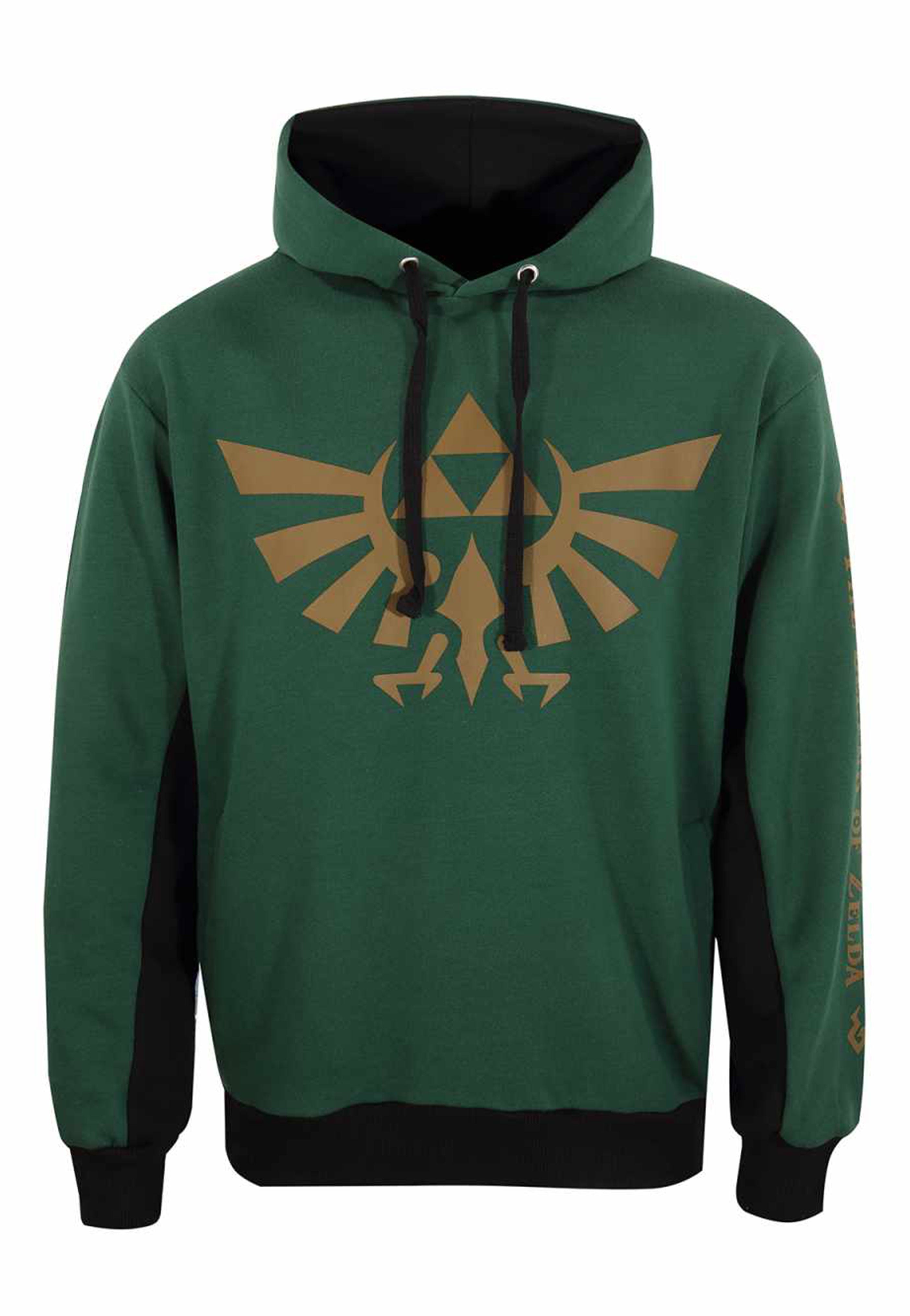 The Legend Of Zelda - Hyrule And Symbols Dark Green - Hoodie Discount Store