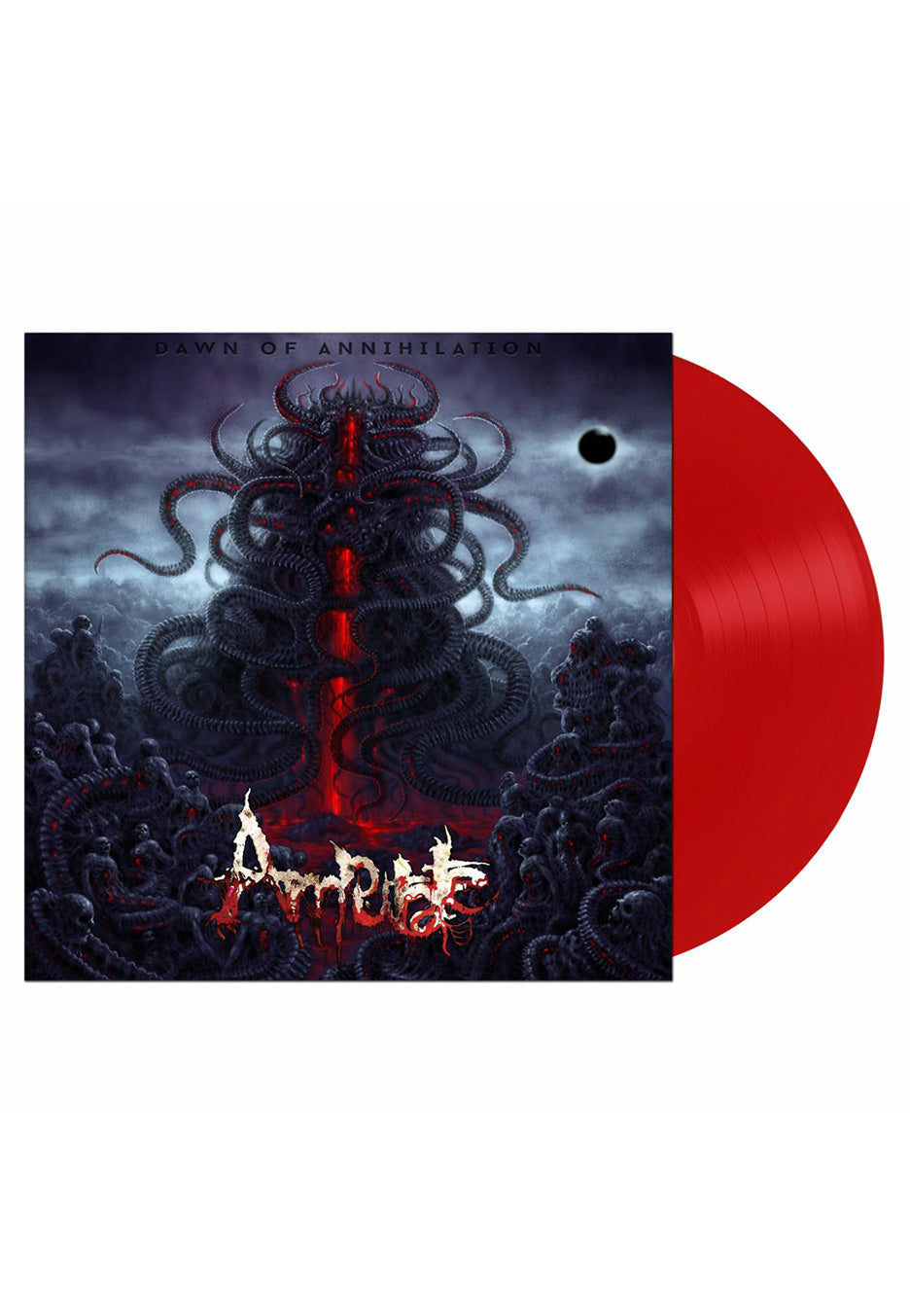 Amputate - Dawn Of Annihilation Red - Colored Vinyl Pices For Sale