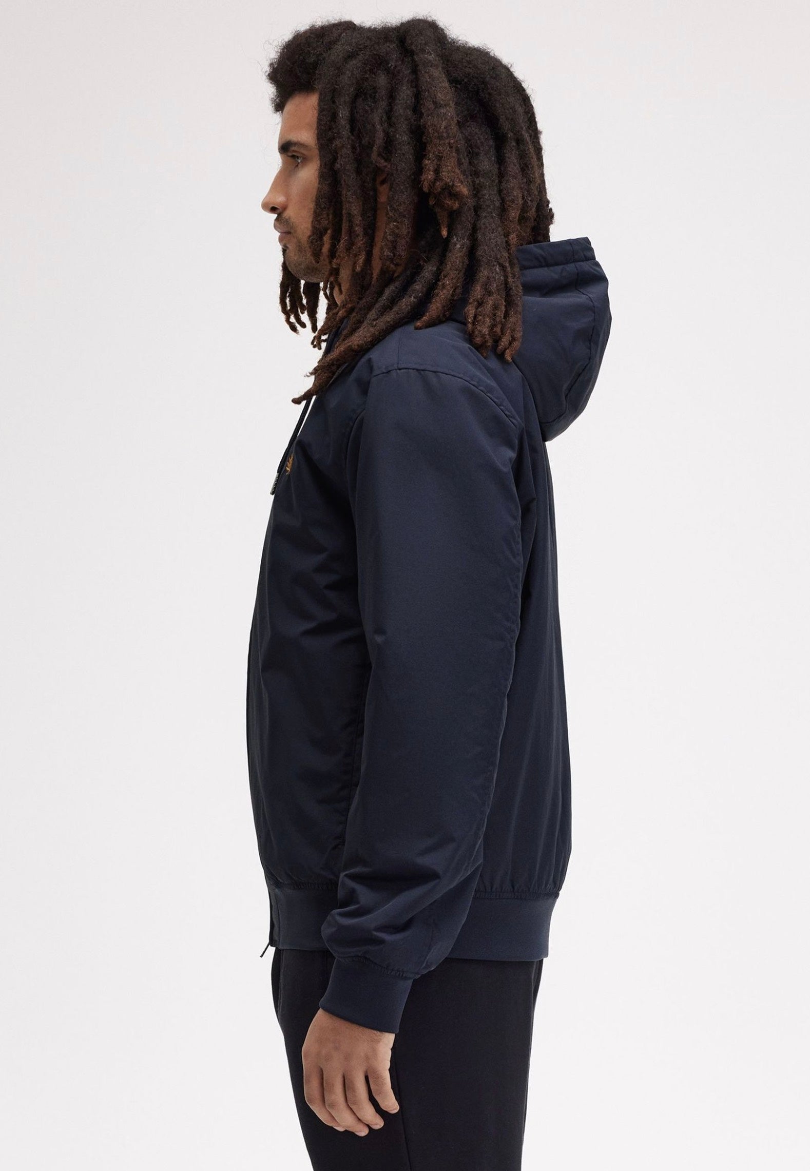 Fred Perry - The Hooded Brentham Navy - Jacket Order Cheap Pice