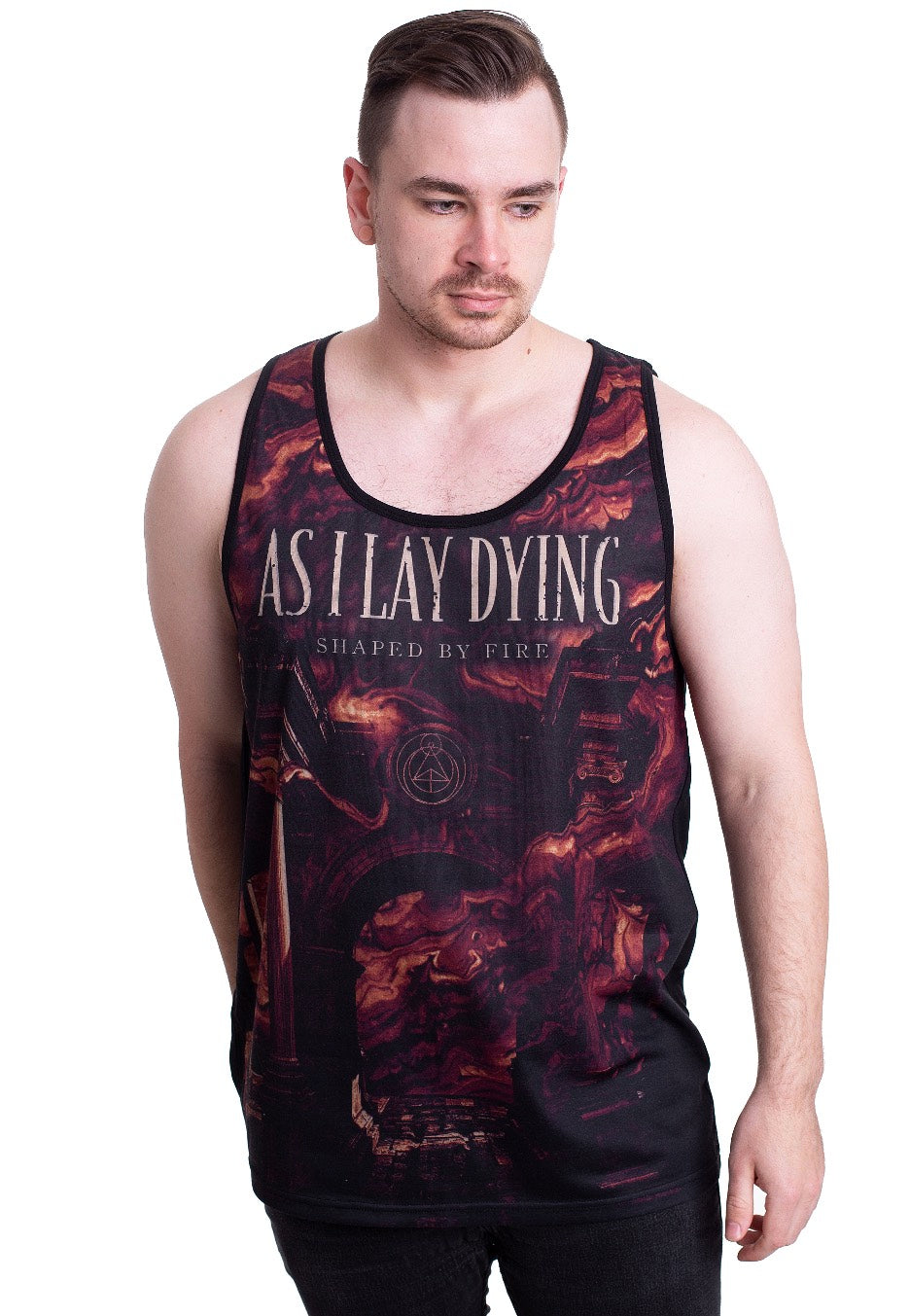 As I Lay Dying - Shaped By Fire Allover - Tank Discount Best Seller