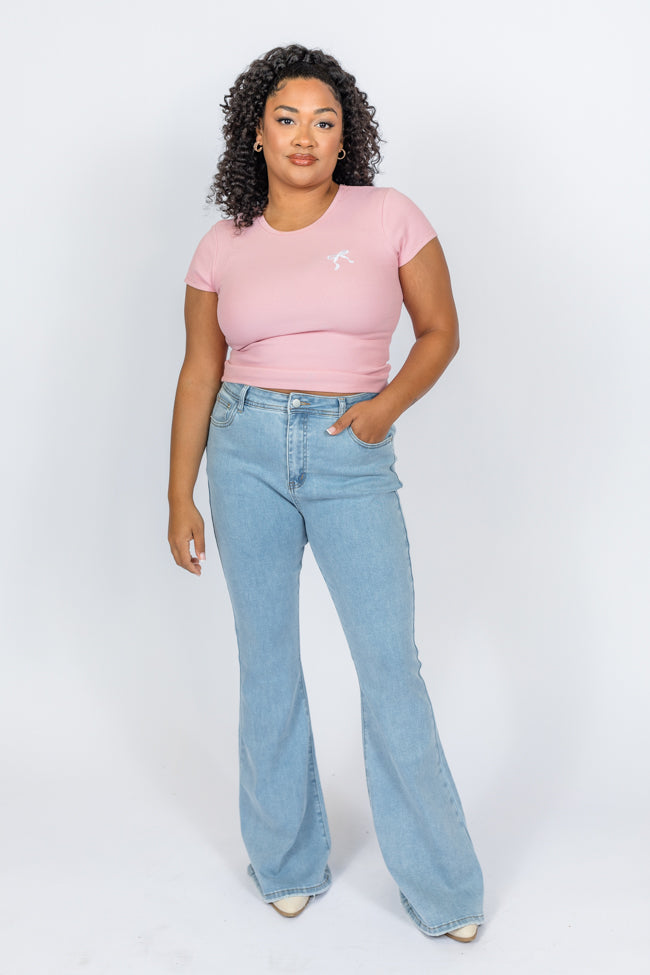 Maren Light Wash Stretchy Flare Jeans FINAL SALE Clearance Store For Sale