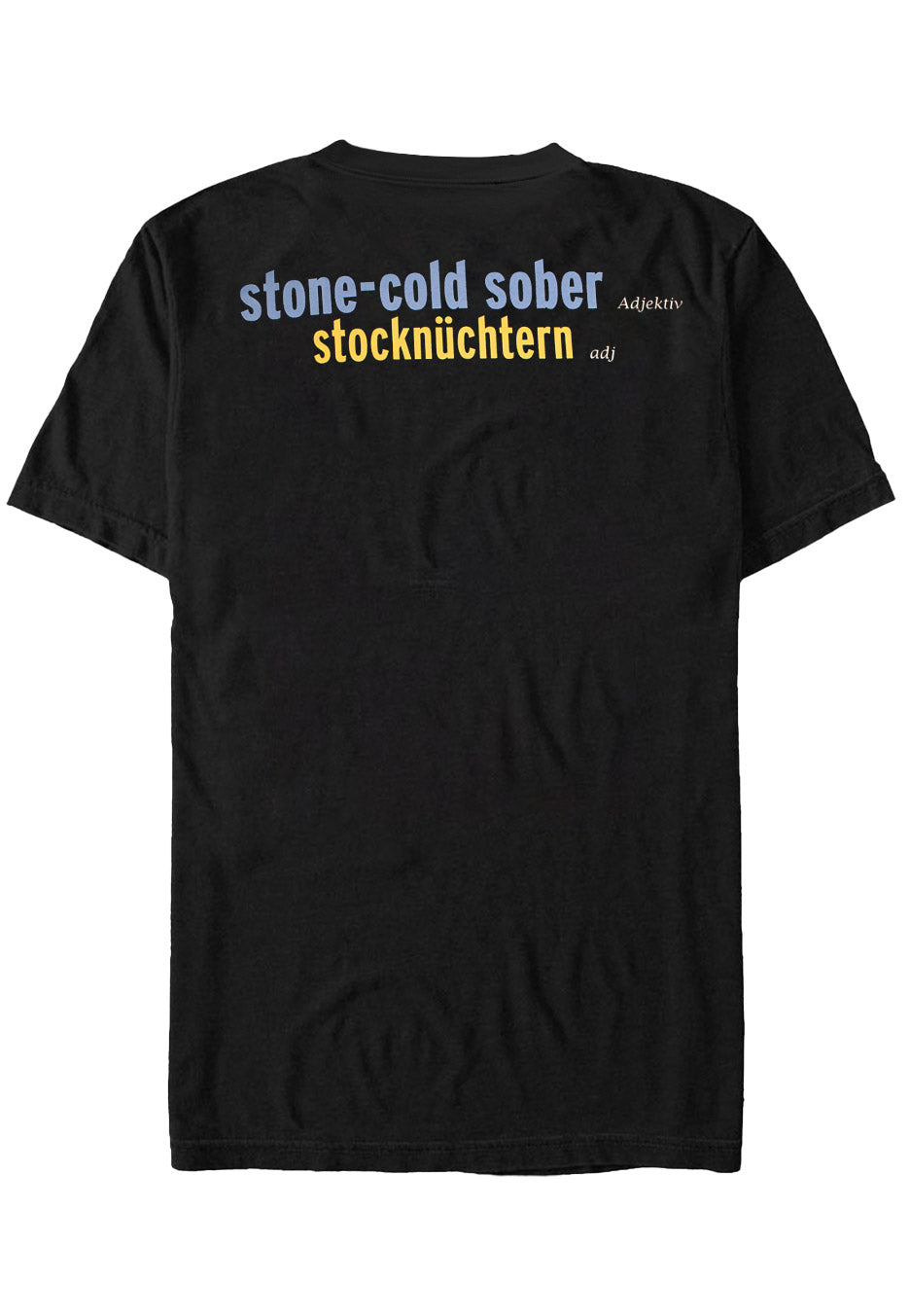 Tankard - Stone Cold Sober Black - T-Shirt 2025 Newest Online