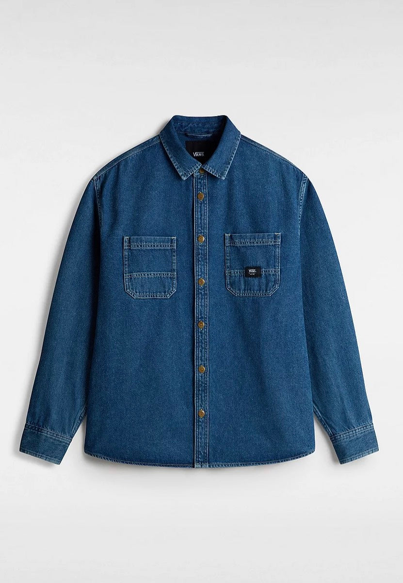 Vans - Stevens Woven Vintage Indigo - Shirt Geniue Stockist Online