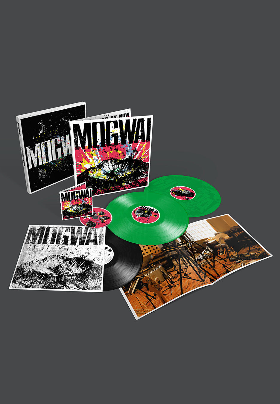 Mogwai - The Bad Fire Ltd. Green - Colored 2 Vinyl + CD + Demo Vinyl Safe Shopping Cheap Online