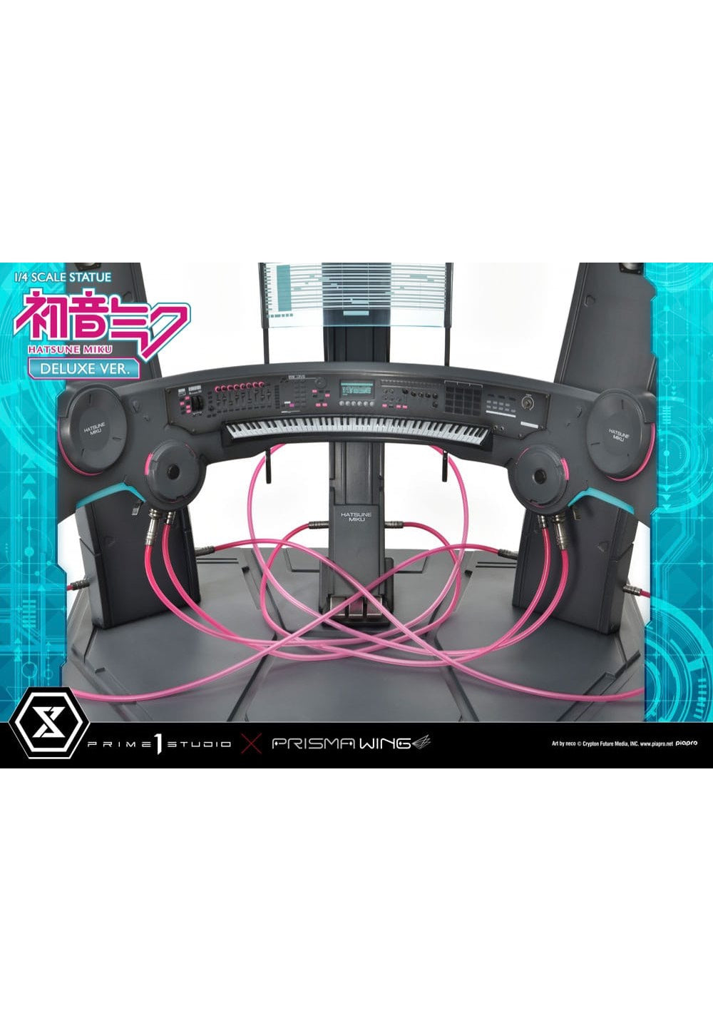 Hatsune Miku - Prisma Wing 1:4 Hatsune Miku Art by neco Deluxe Bonus - Statue Outlet Hot Sale