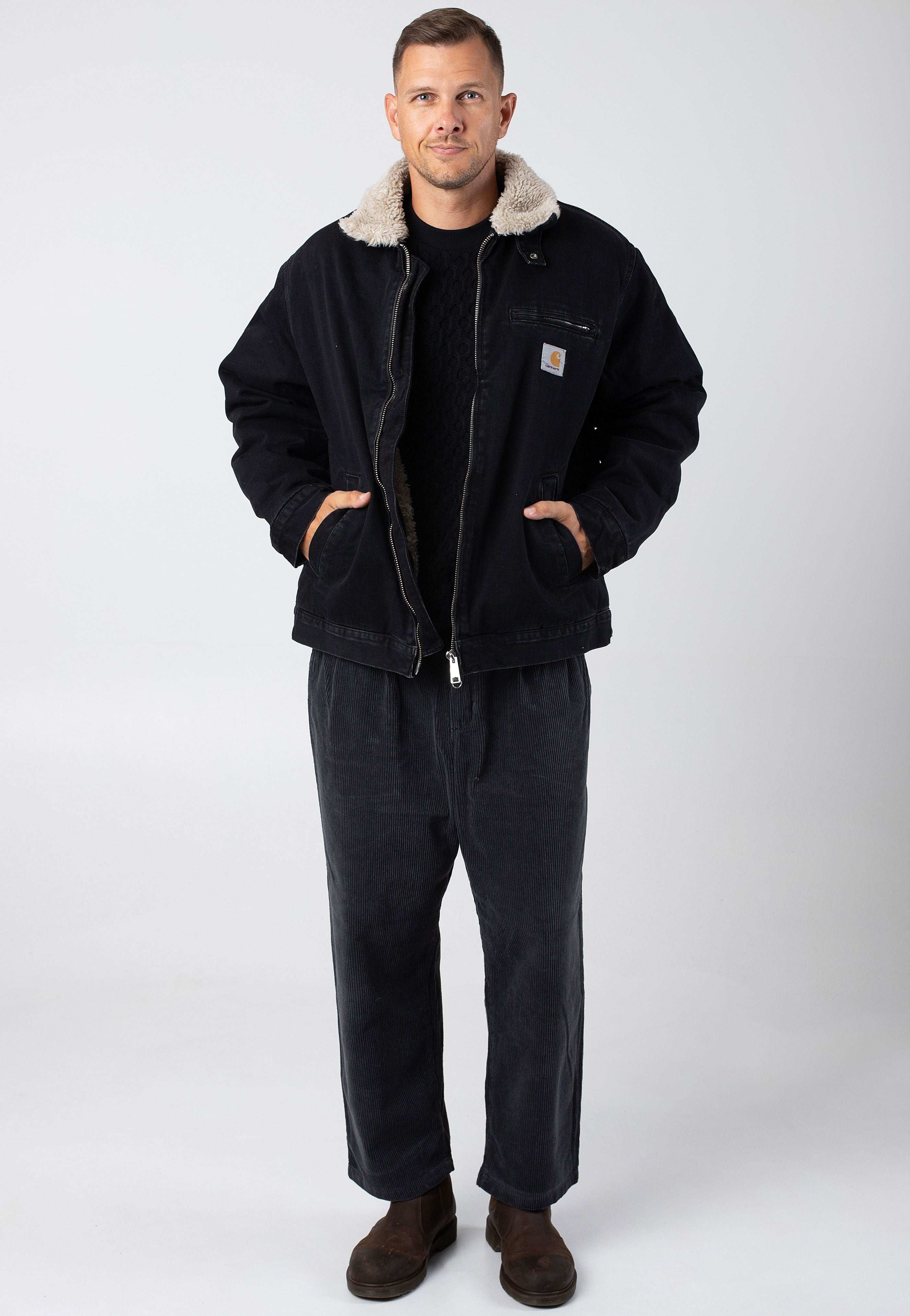 Carhartt WIP - Herald Stone Washed Black/Wall - Jacket Buy Cheap Outlet Locations